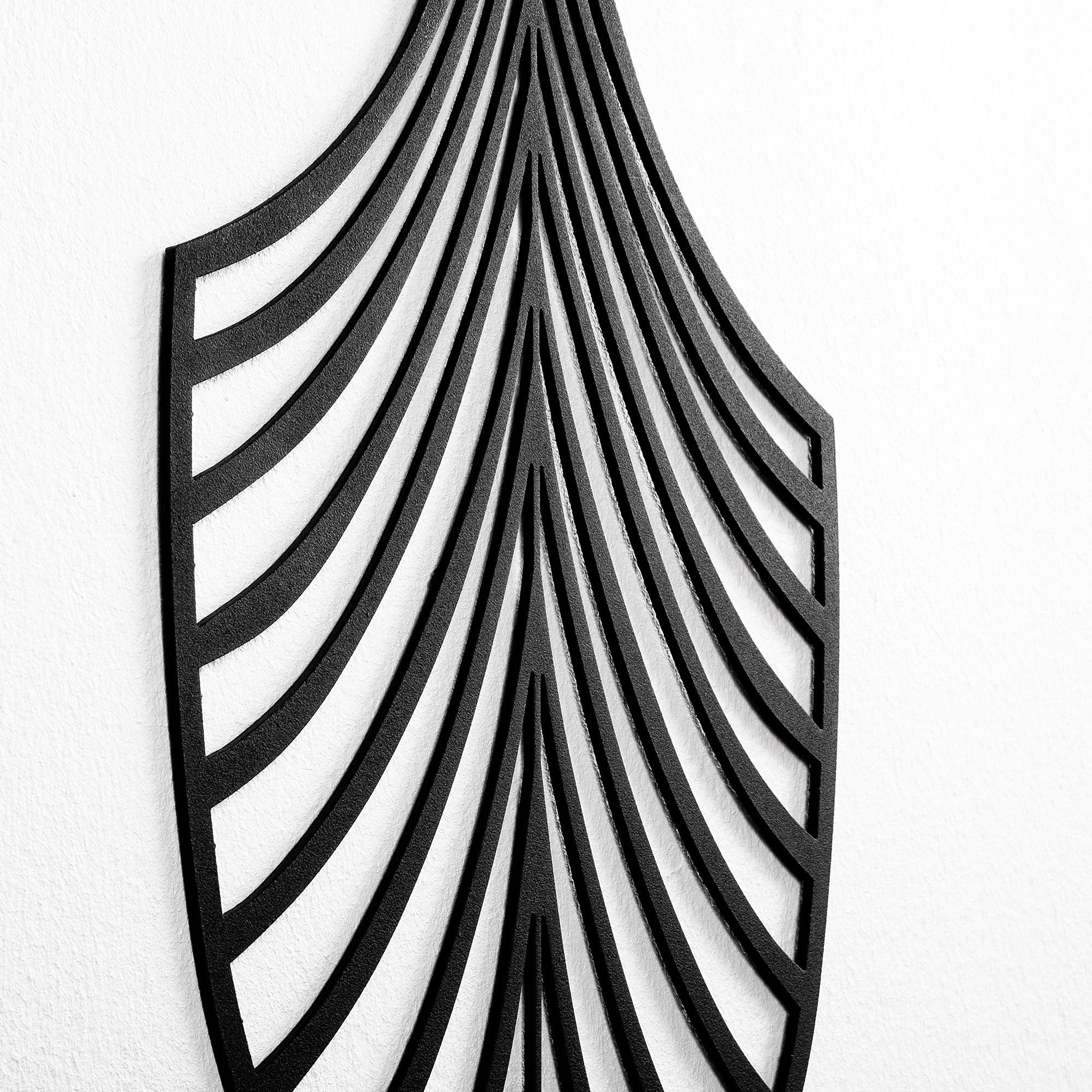 Candeeiro de Parede preta moderna, corpo de metal, 15 x 28 cm, altura 52 cm | Soquete E27, máx. 40 W, design elegante para casa e escritório | Classificação IP20