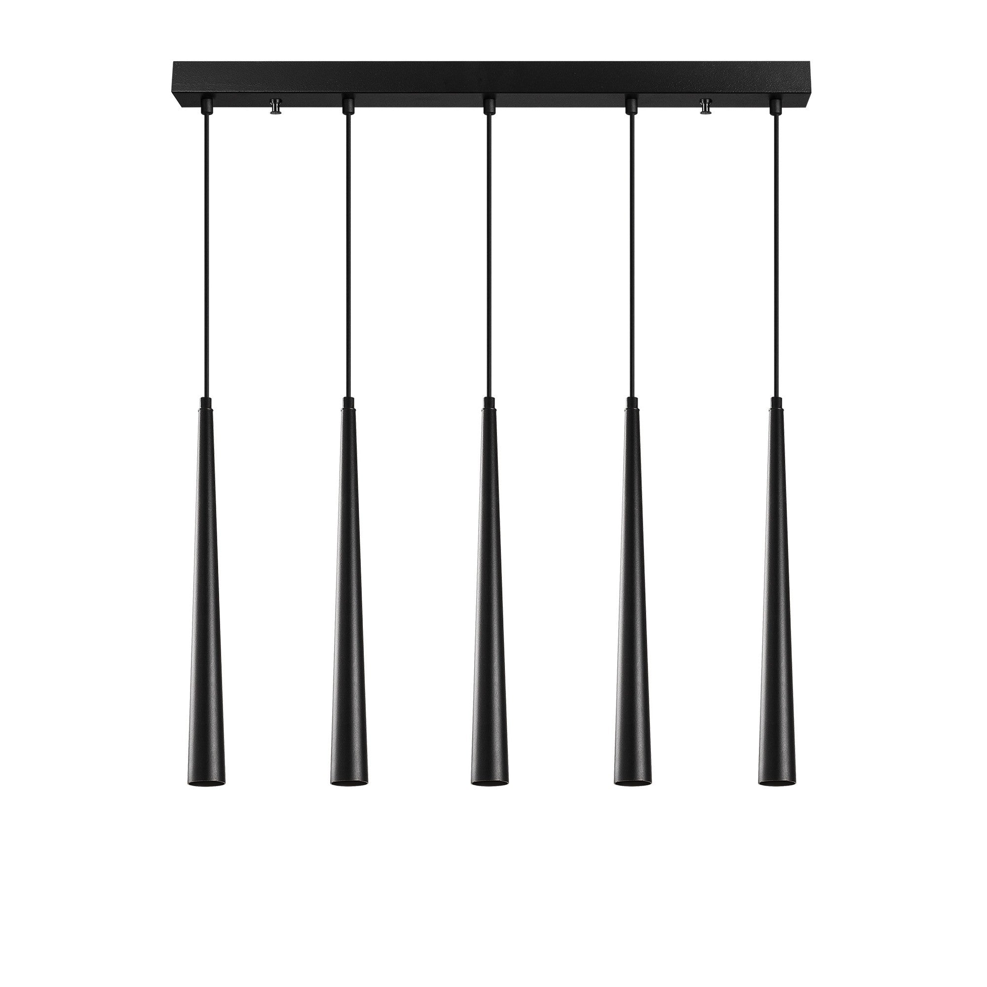 Candeeiro de Teto – 135 cm – Preto – Metal