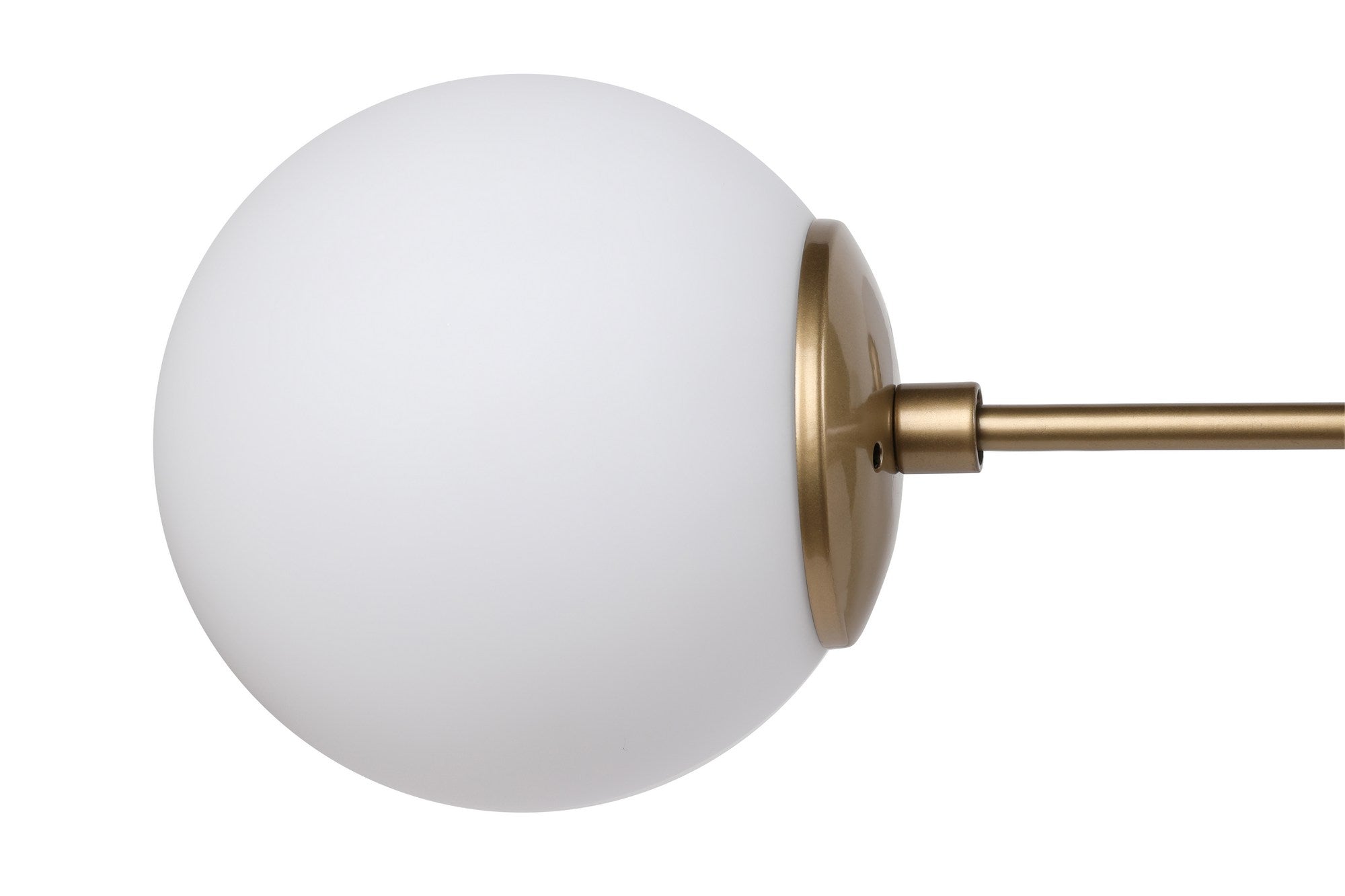 Candeeiro de Teto Escandinavo – 100 x 58 cm – Amarelo e Branco – Metal