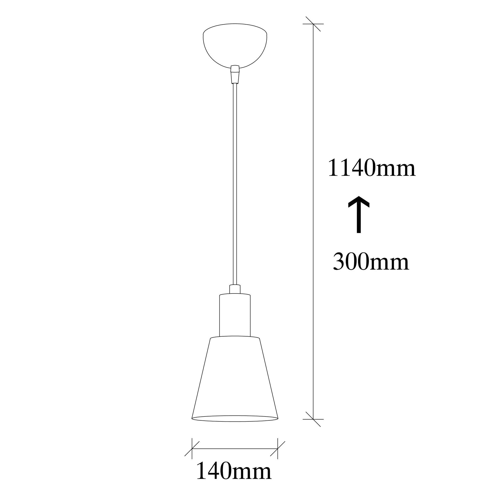 Candeeiro de Teto – 14 cm de Diâmetro – Preto/Níquel – Ferro