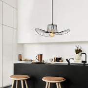 Candeeiro de Teto – 49 cm de Diâmetro – Preto – Ferro