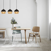 Candeeiro de Teto Industrial – 70 x 20 cm – Preto e Mel – Ferro