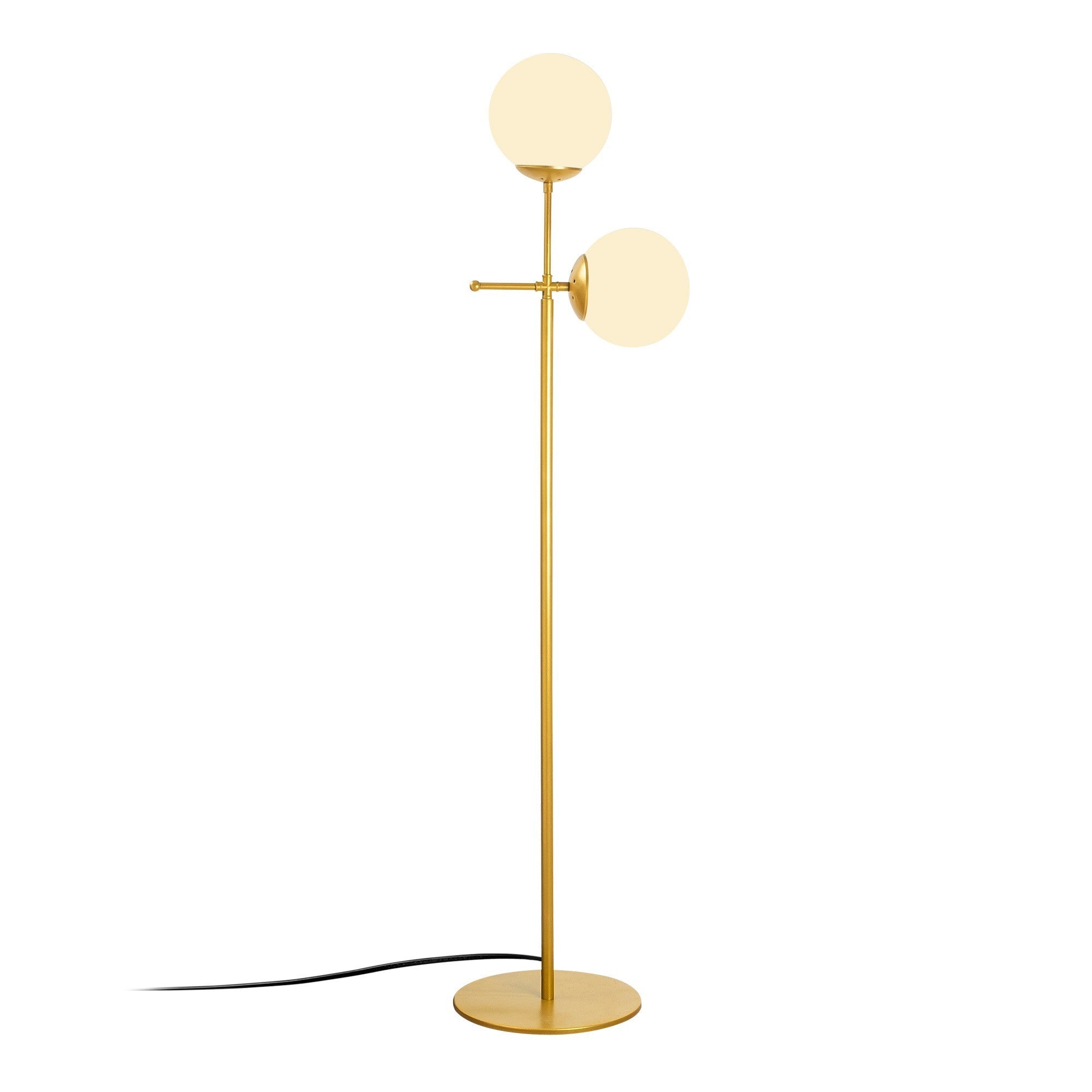 Candeeiro de Pé – 174 cm de Altura – Dourado – Metal