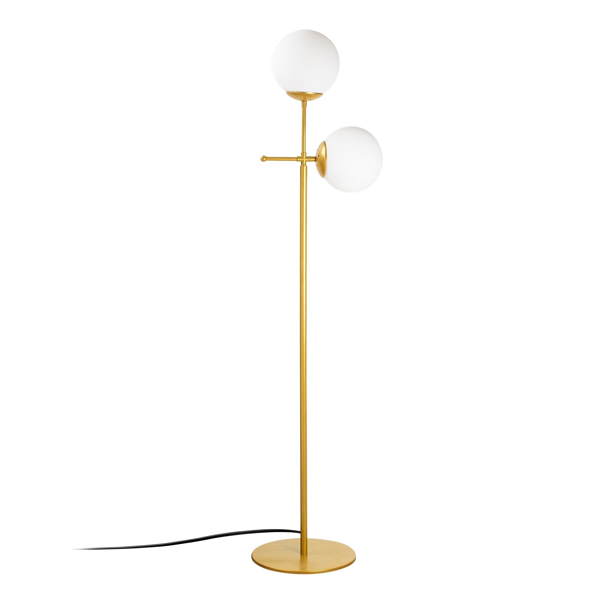 Candeeiro de Pé – 174 cm de Altura – Dourado – Metal