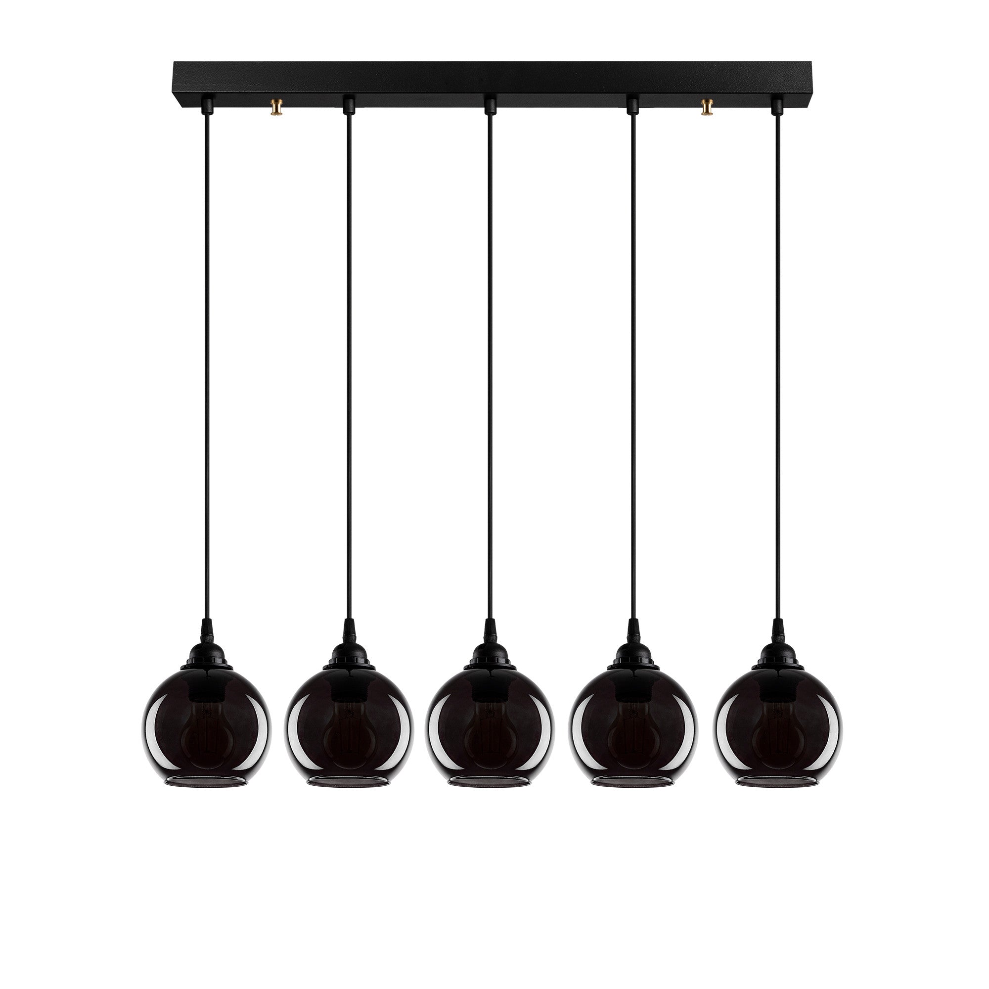Candeeiro de Teto Industrial-Escandinavo – 85 x 85 cm – Cor Fumê – Metal