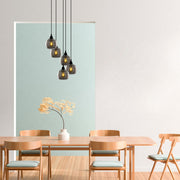 Candeeiro de Teto – 50 x 50 cm – Fumê – Metal
