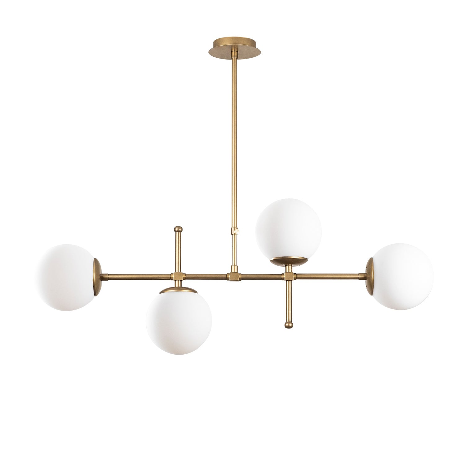 Candeeiro de Teto – 67 a 82 cm – Dourado – Metal