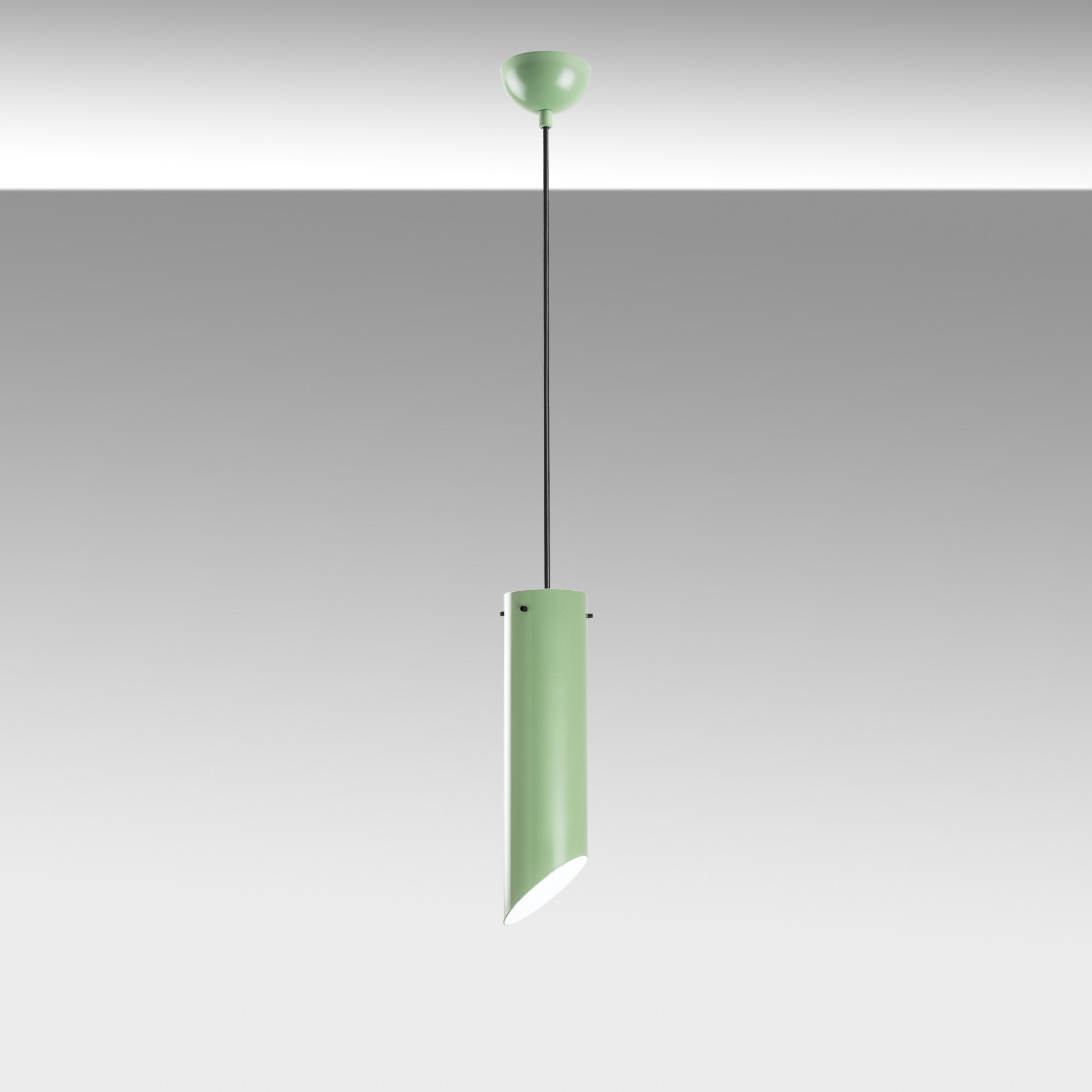 Candeeiro de Teto de metal – altura ajustável 37-114 cm – cor menta