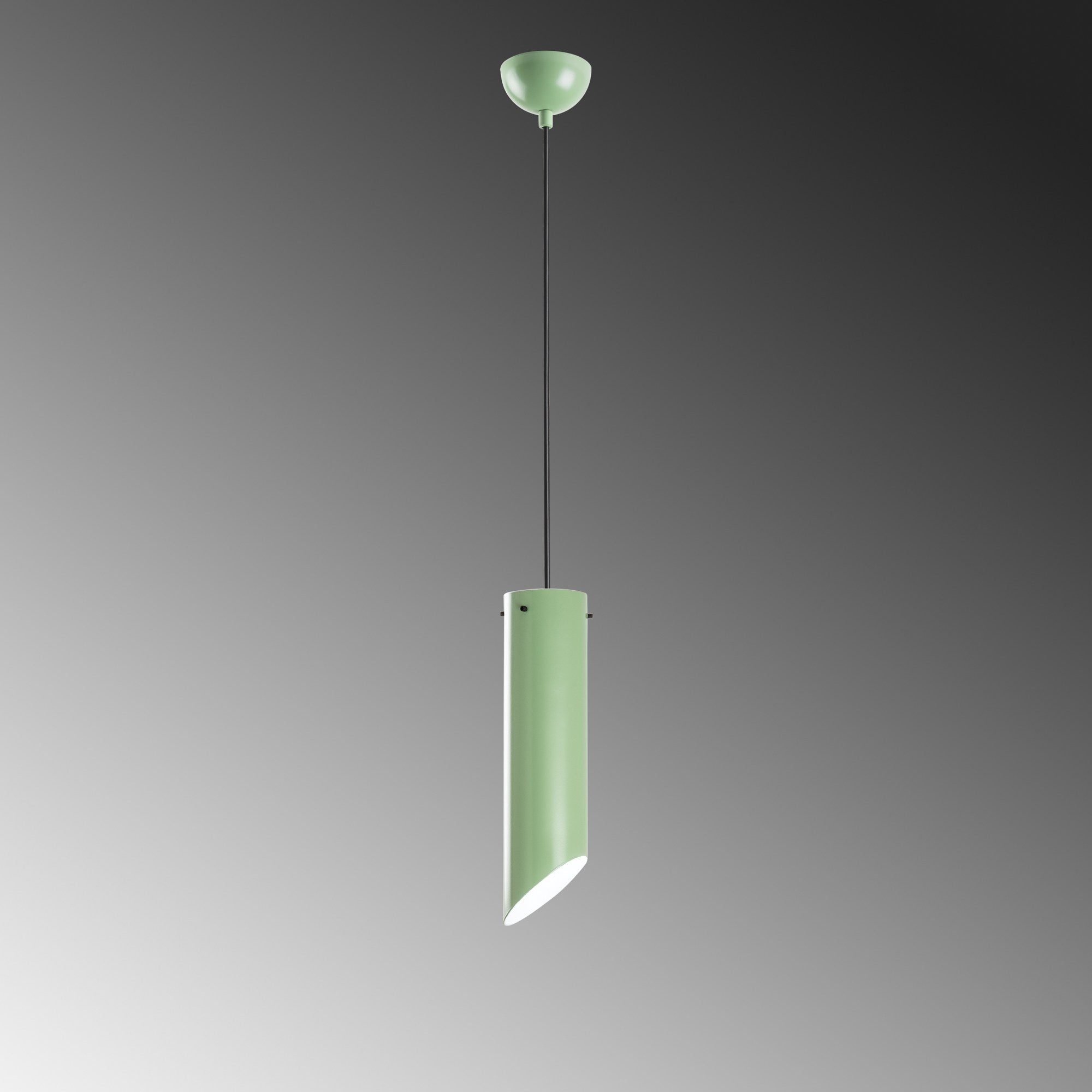 Candeeiro de Teto de metal – altura ajustável 37-114 cm – cor menta