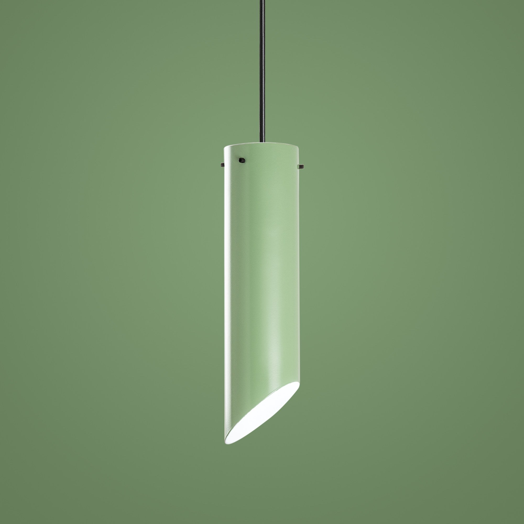 Candeeiro de Teto de metal – altura ajustável 37-114 cm – cor menta