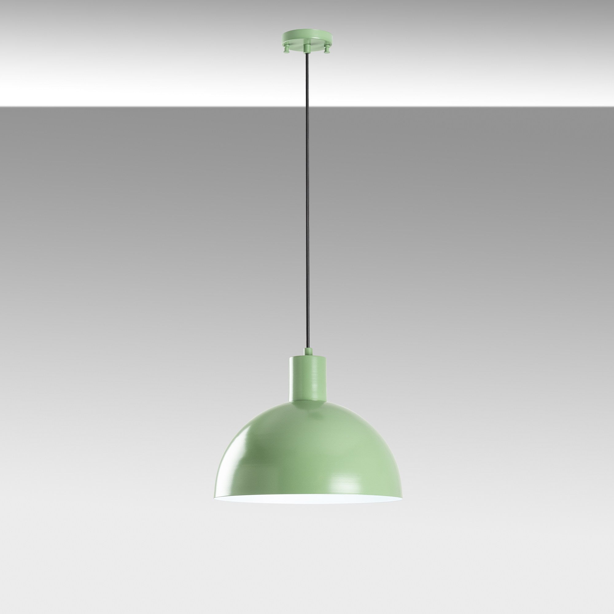 Candeeiro de Teto – 28 a 117 cm – Menta – Metal