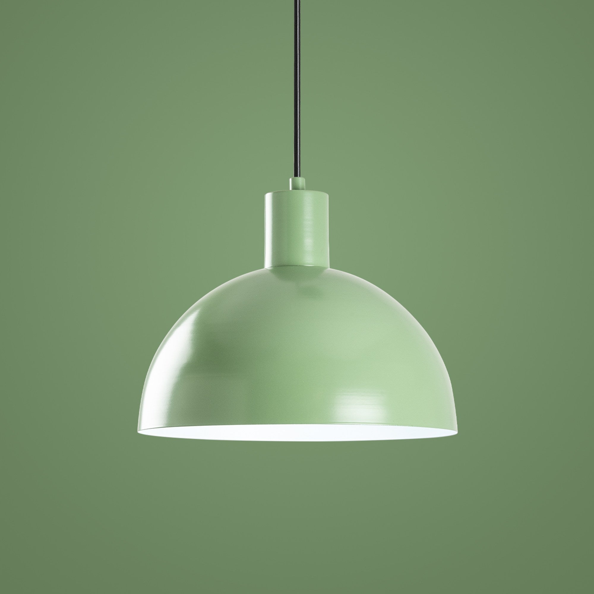 Candeeiro de Teto – 28 a 117 cm – Menta – Metal