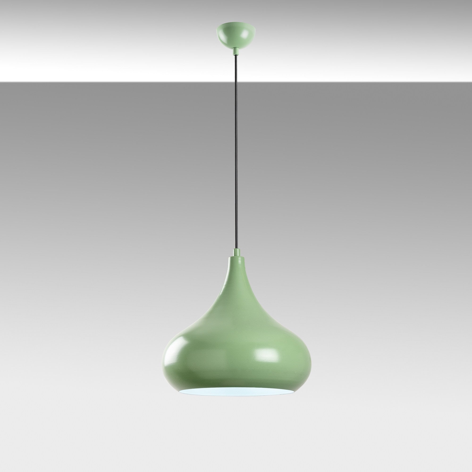 Candeeiro de Teto – Altura ajustável de 35 a 126 cm – Menta – Metálico