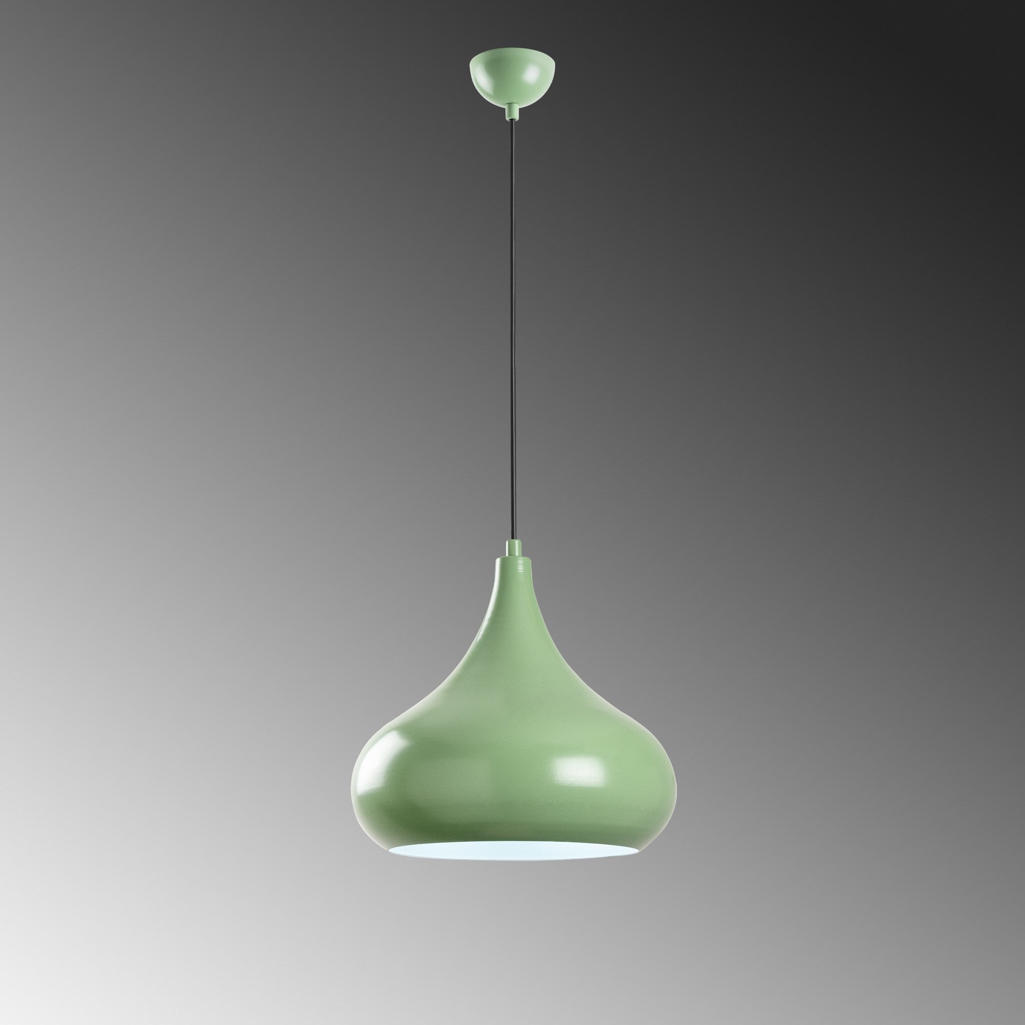 Candeeiro de Teto – Altura ajustável de 35 a 126 cm – Menta – Metálico