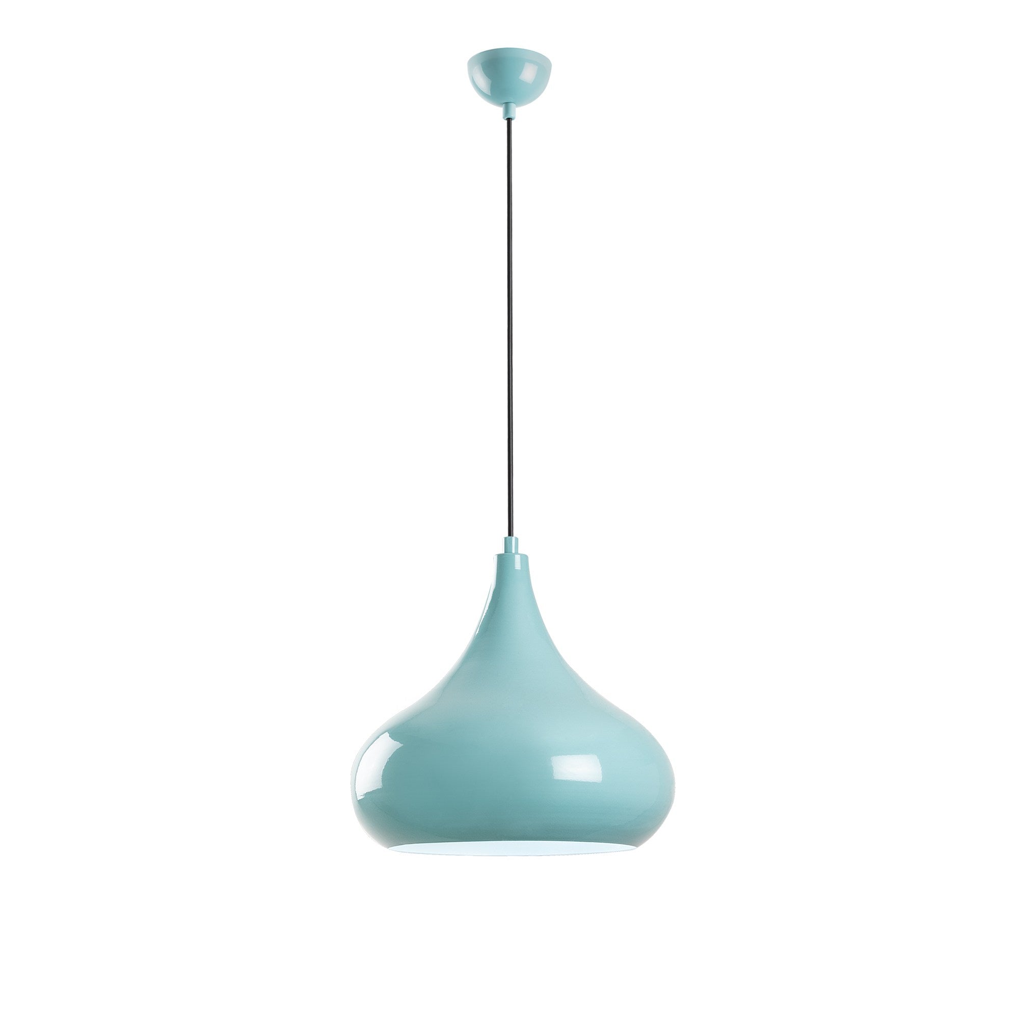 Candeeiro de Teto de metal – Ø30 cm – Turquesa