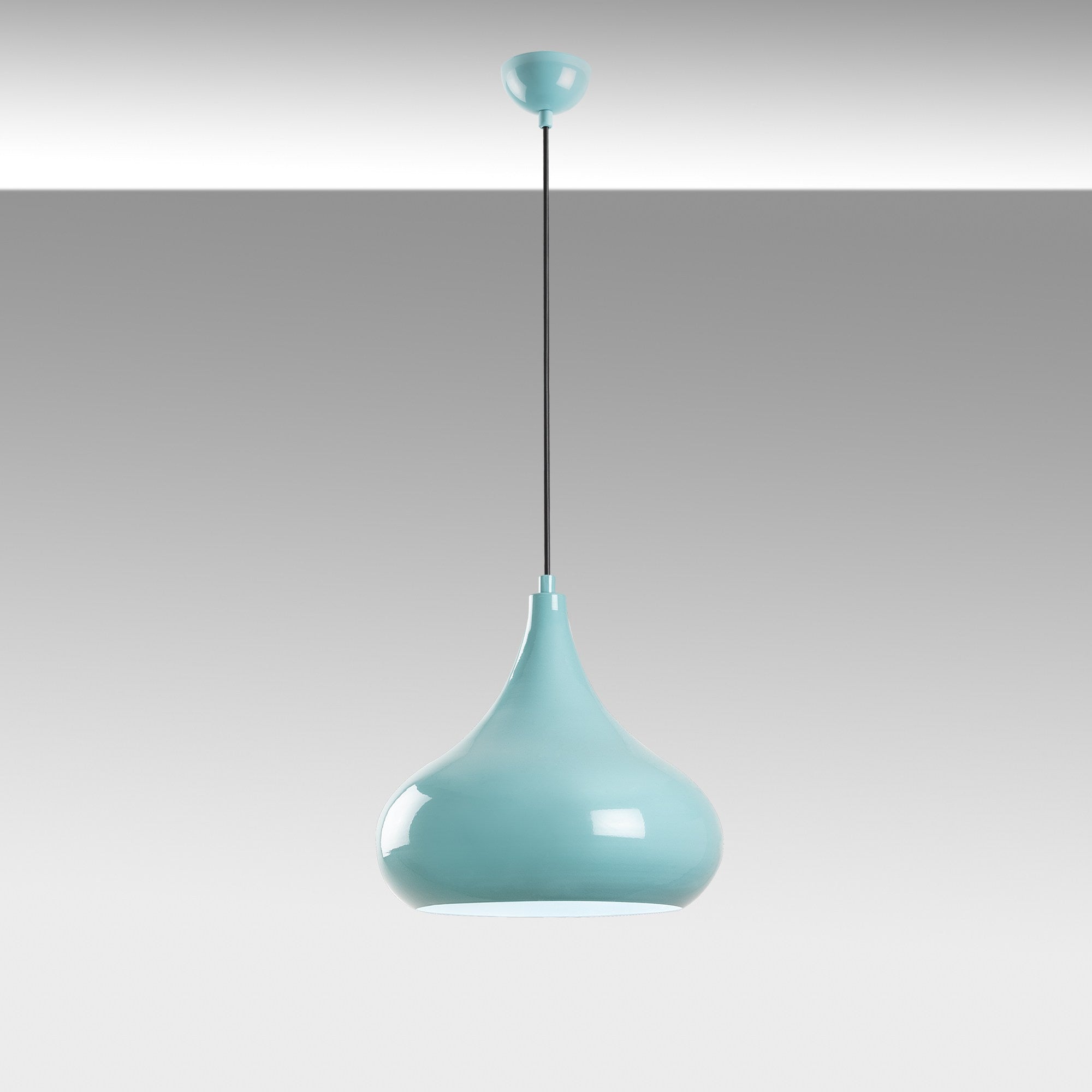 Candeeiro de Teto de metal – Ø30 cm – Turquesa