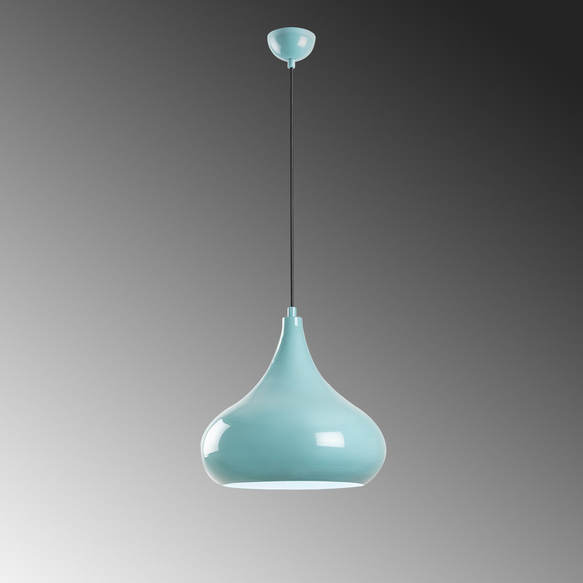 Candeeiro de Teto de metal – Ø30 cm – Turquesa