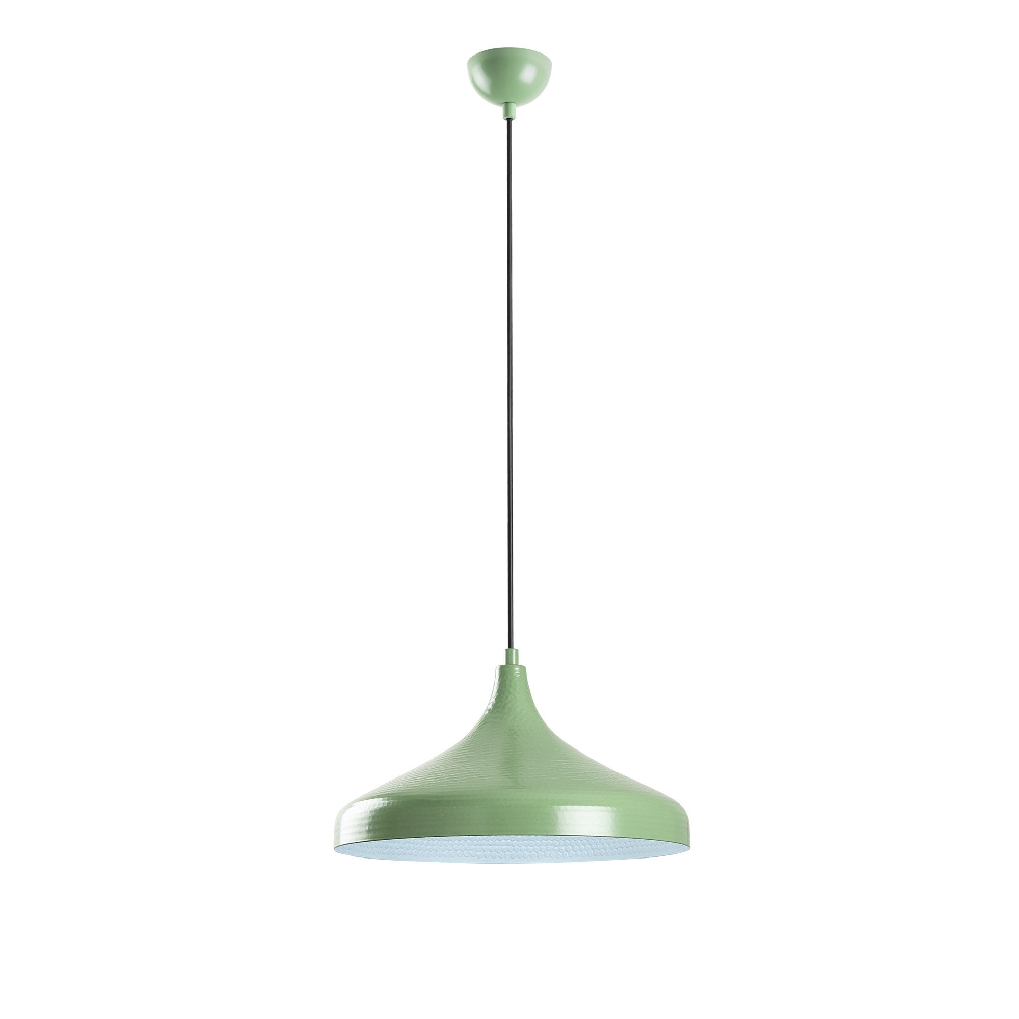 Candeeiro de Teto elegante – 22 a 118 cm – Menta – Metal