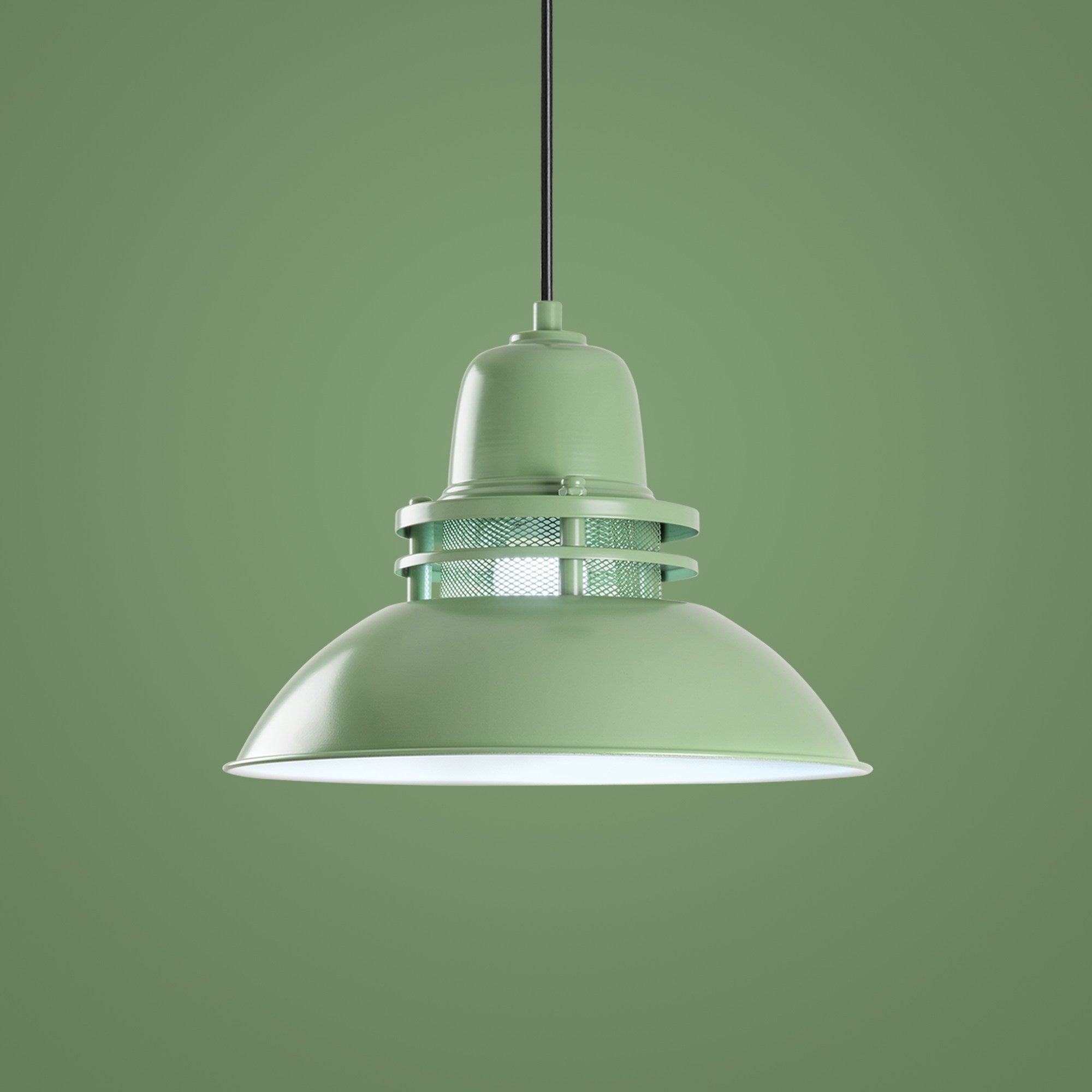 Candeeiro de Teto – 34 a 123 cm – Menta – Metal