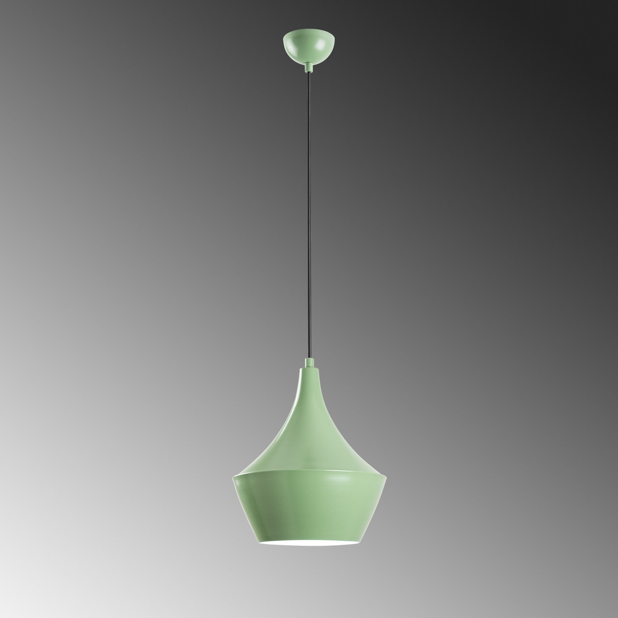 Candeeiro de Teto elegante – altura ajustável de 37 a 130 cm – menta – metal