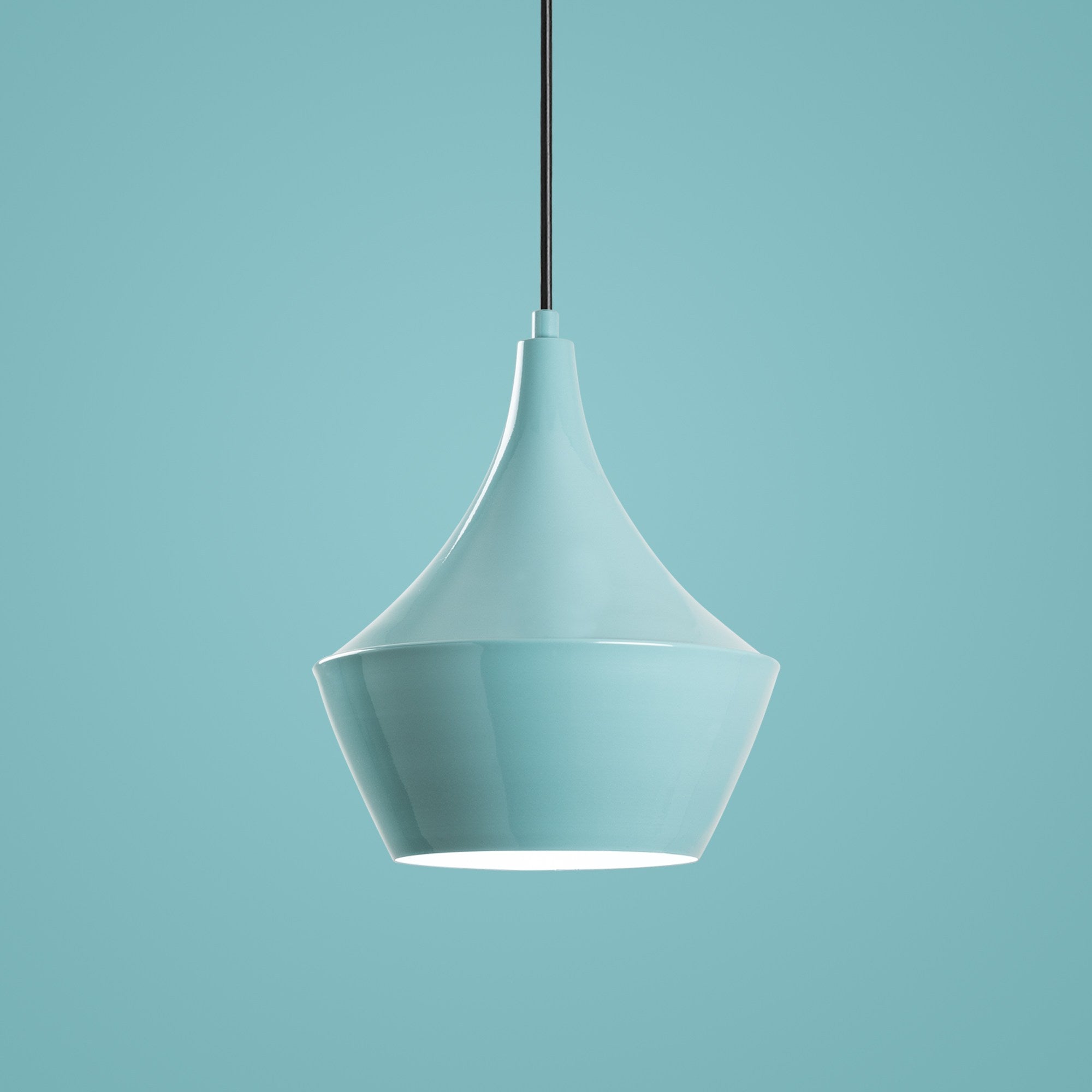 Candeeiro de Teto de metal – Ø23 cm – turquesa
