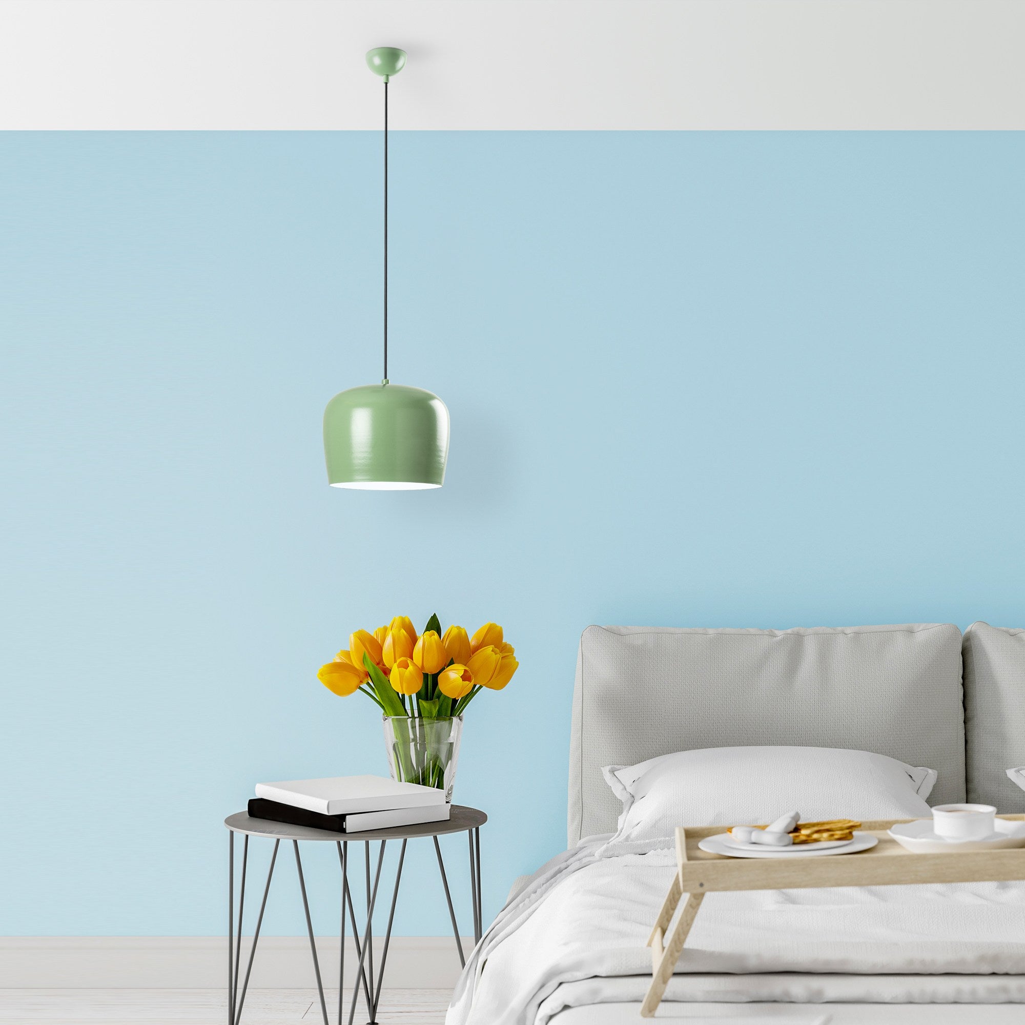 Candeeiro de Teto ajustável – Ø23 cm – Menta – Metal