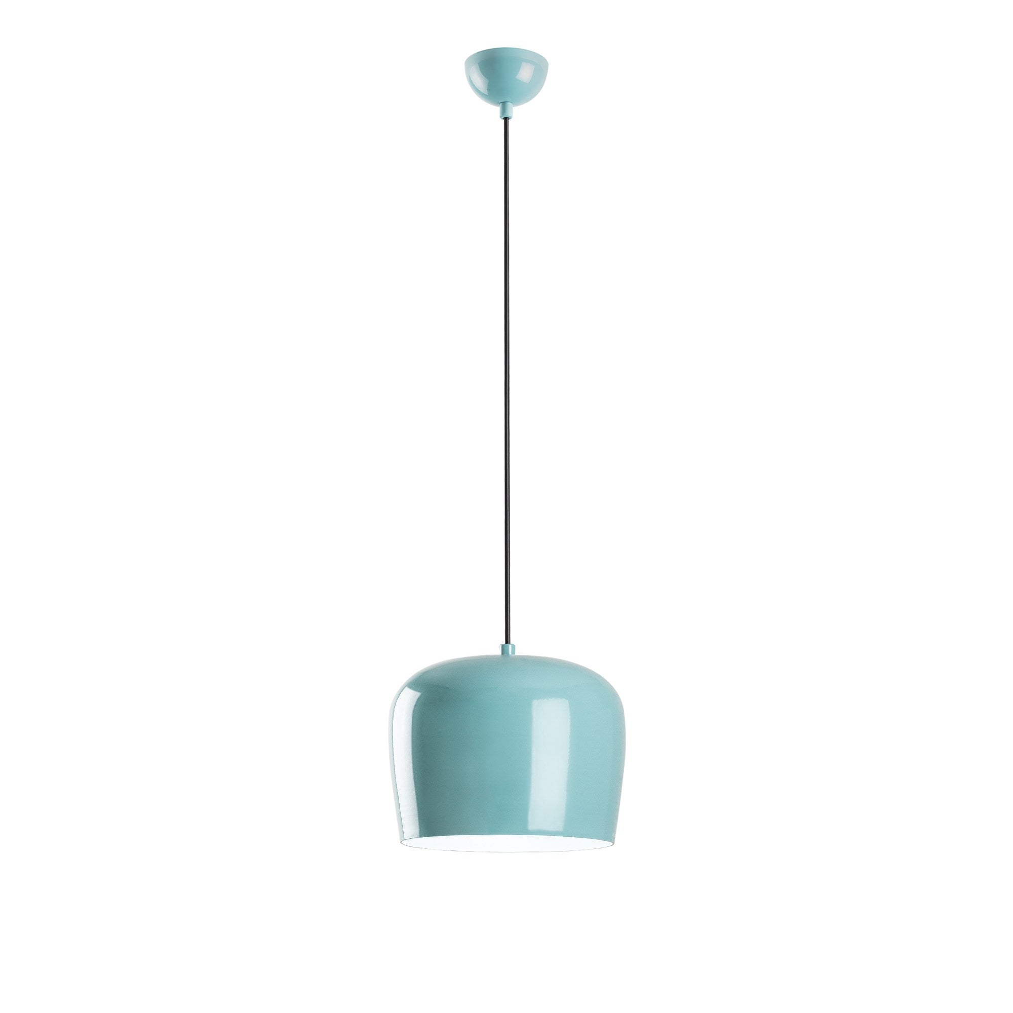 Candeeiro de Teto de metal – 24 a 114 cm – Turquesa
