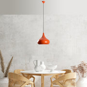 Candeeiro de Teto – Ø30 cm – Laranja – Metal