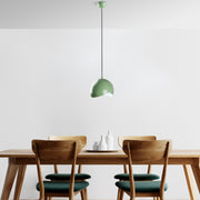 Candeeiro de Teto – altura ajustável de 22 a 114 cm – cor menta – corpo de metal