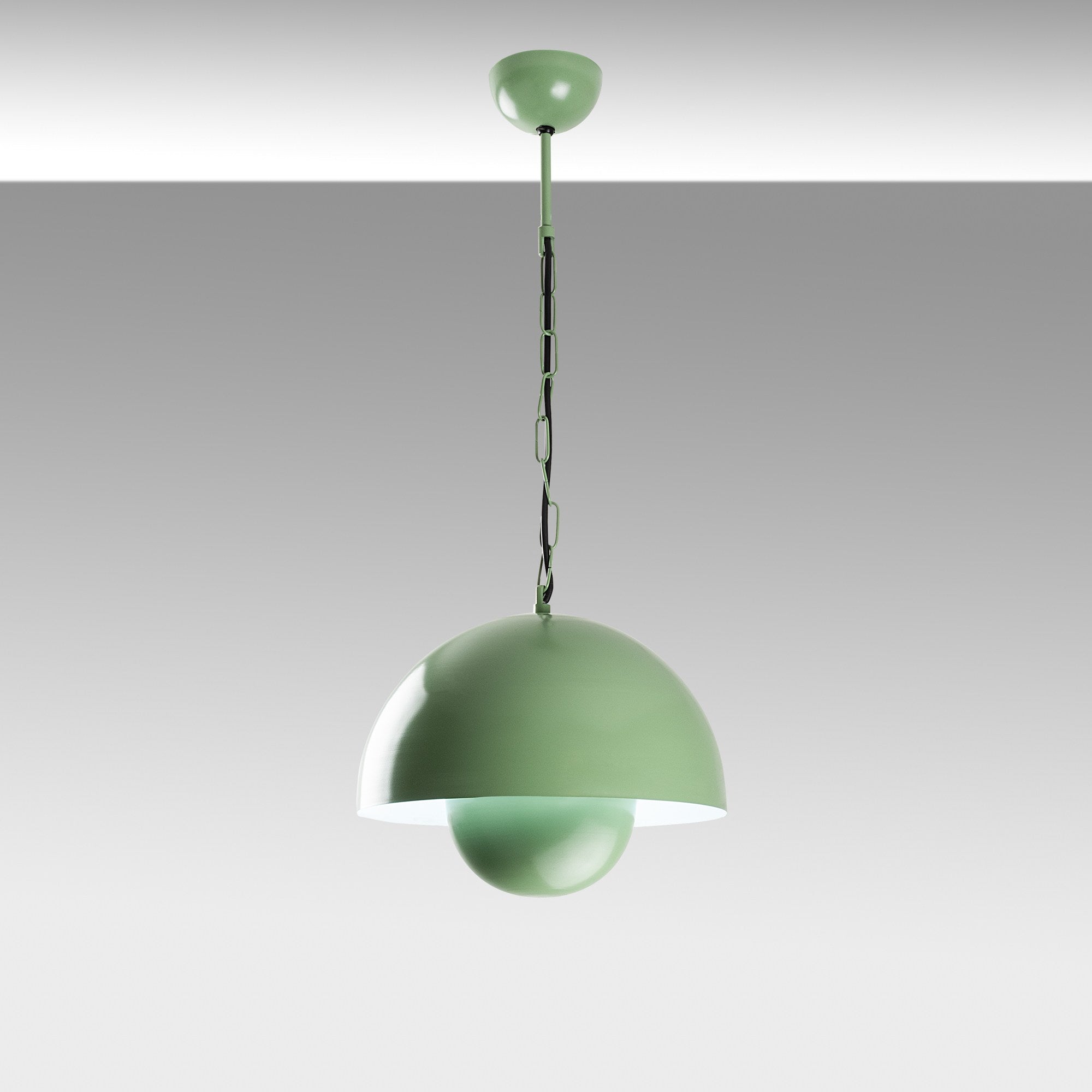 Candeeiro de Teto de Metal – Ø30 cm – Menta