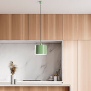 Candeeiro de Teto elegante – altura ajustável de 25 a 110 cm – menta – metal