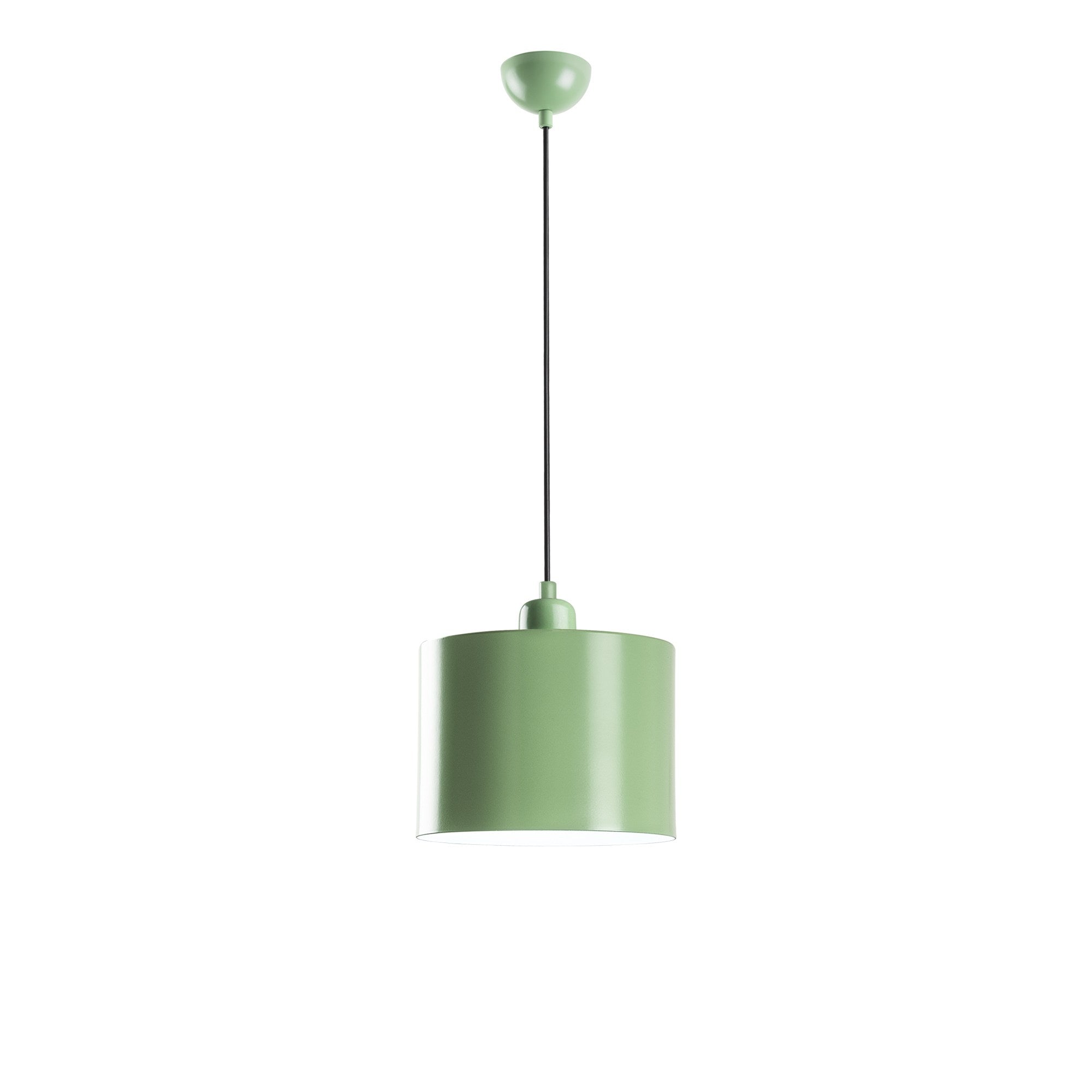 Candeeiro de Teto elegante – altura ajustável de 25 a 110 cm – menta – metal