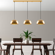 Candeeiro de Teto – 145 x 40 x 116 cm – Dourado – Metal