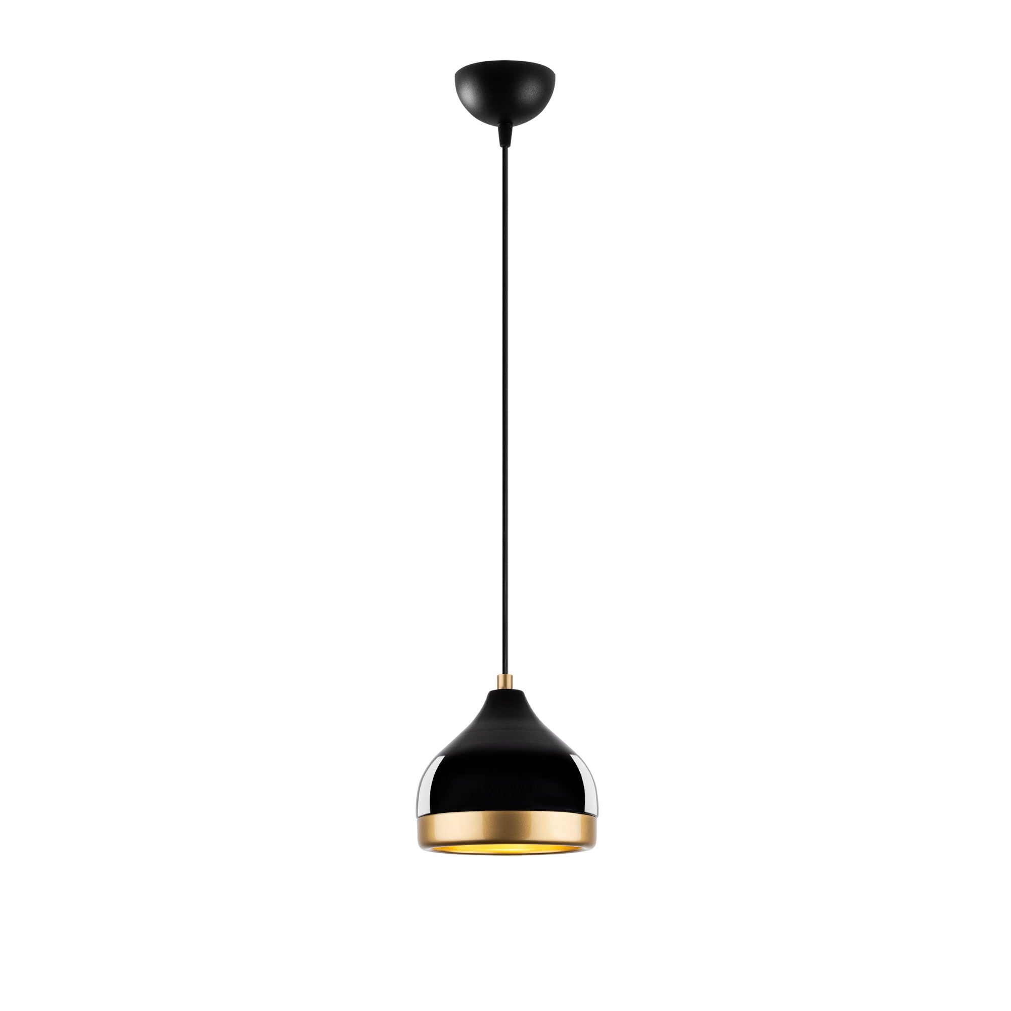 Candeeiro de Teto – 17 x 17 x 112 cm – Preto – Metal