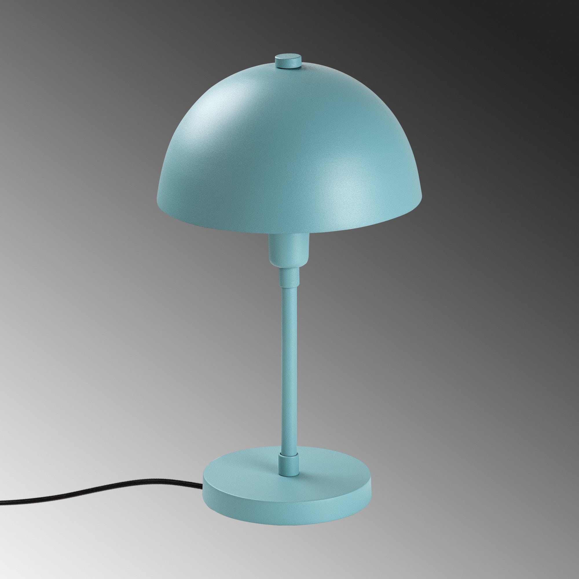 Candeeiro de Mesa – 20 x 20 x 35 cm – Turquesa – Metal