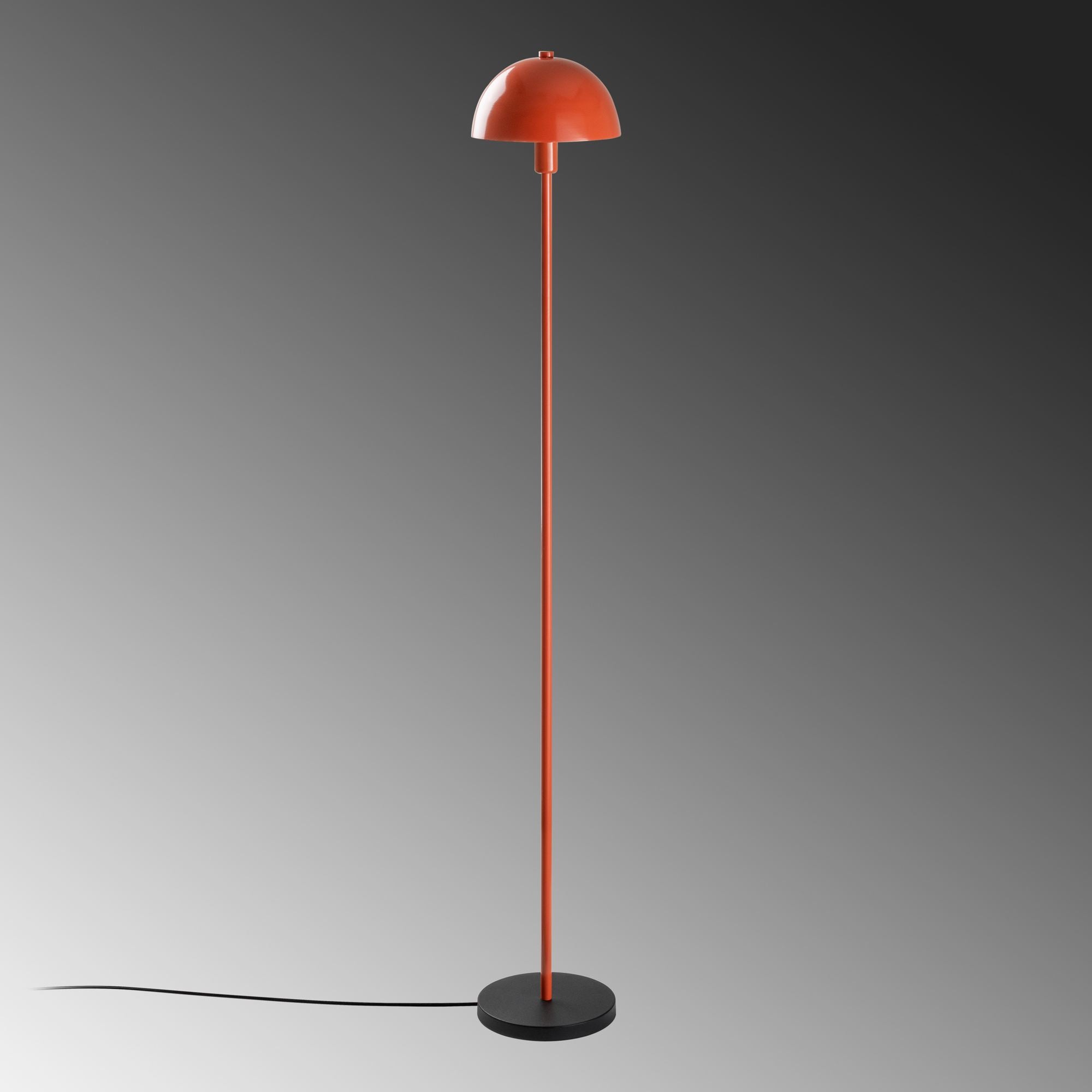 Candeeiro de Pé – 20 x 20 x 140 cm – Laranja – Metal