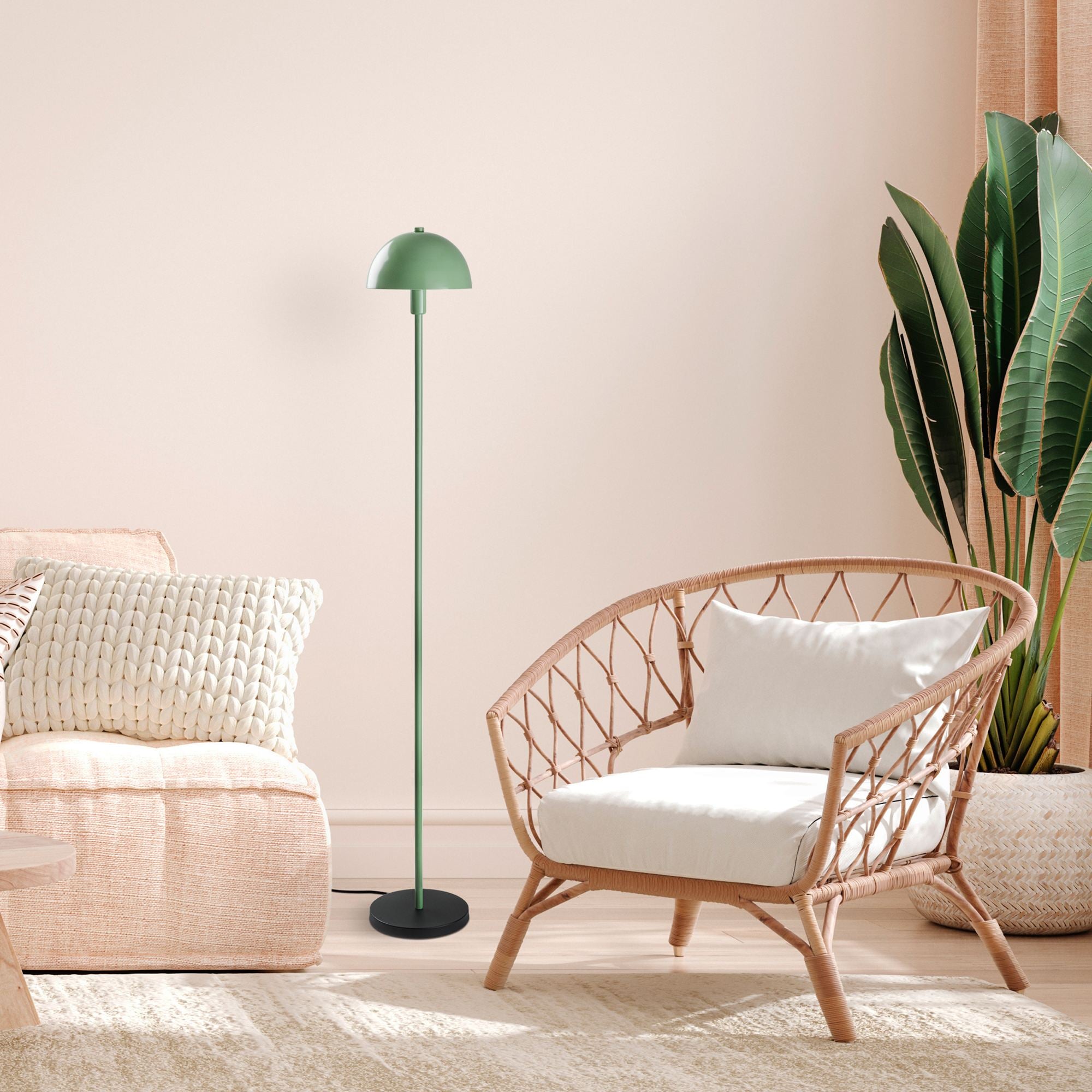 Candeeiro de Pé – 140 cm – Verde – Metal