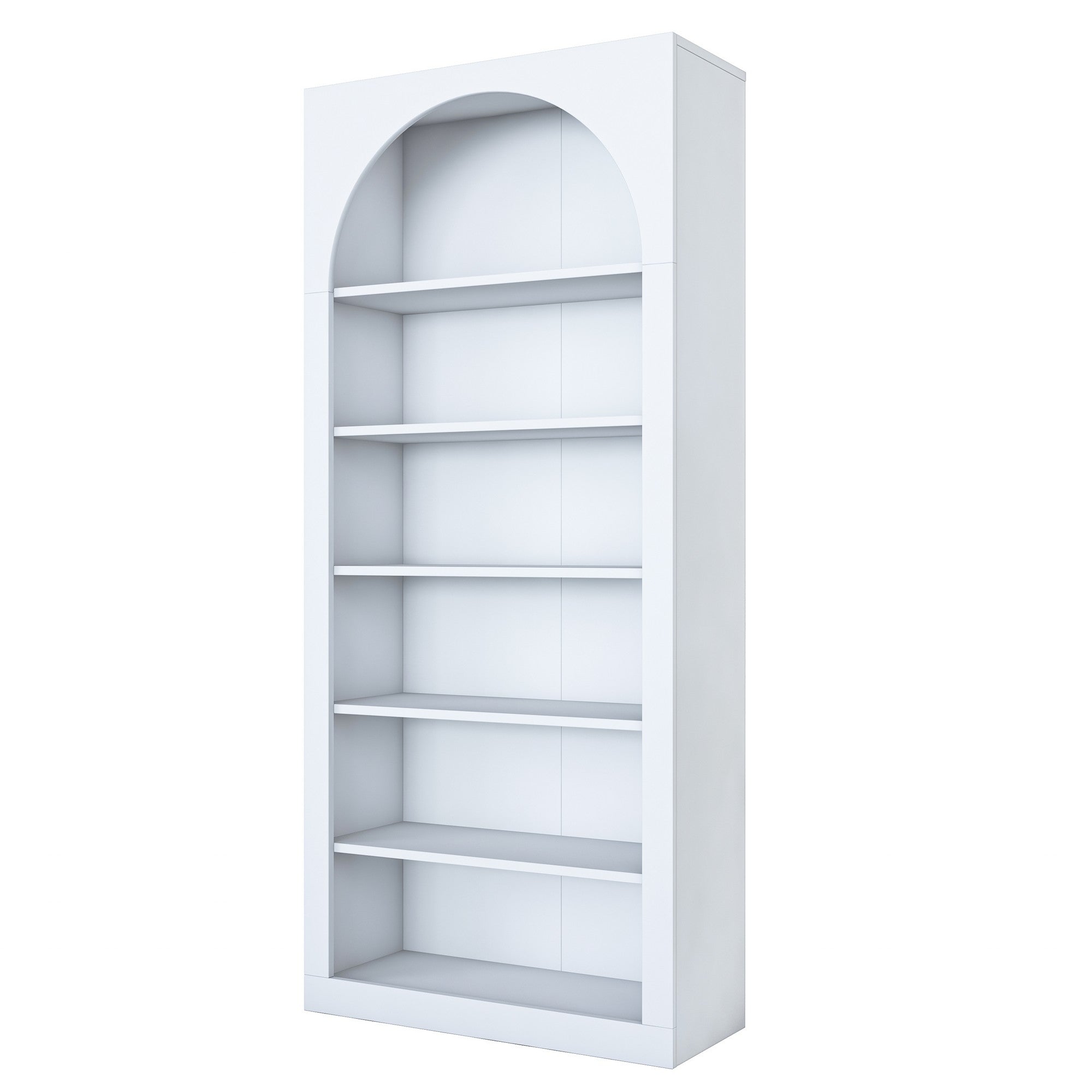 Estante de livros – 80 x 180 x 31,5 cm – Branco – Aglomerado E1 revestido em melamina