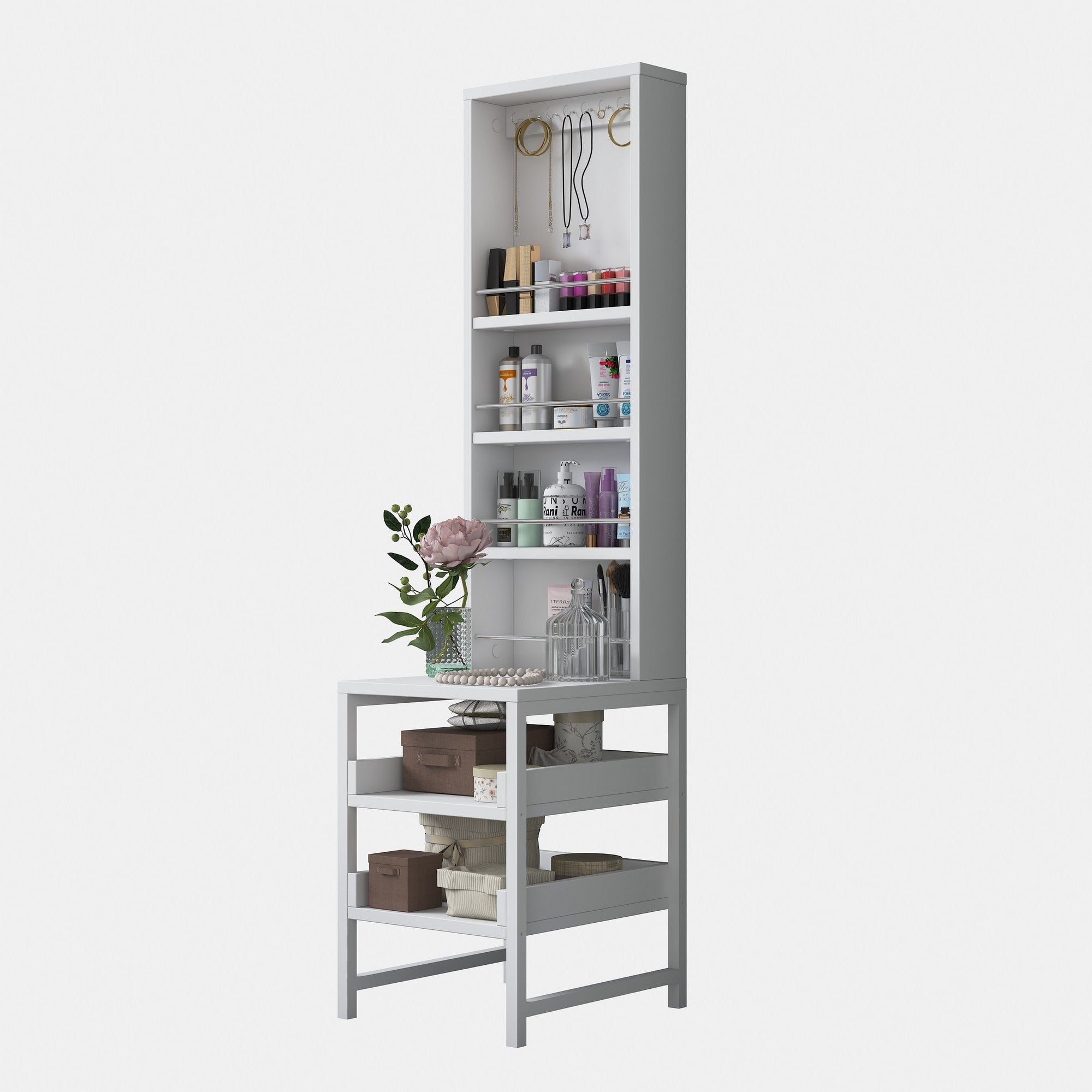 Toucador – 35cm x 141.8cm x 40cm – Branco – Aglomerado