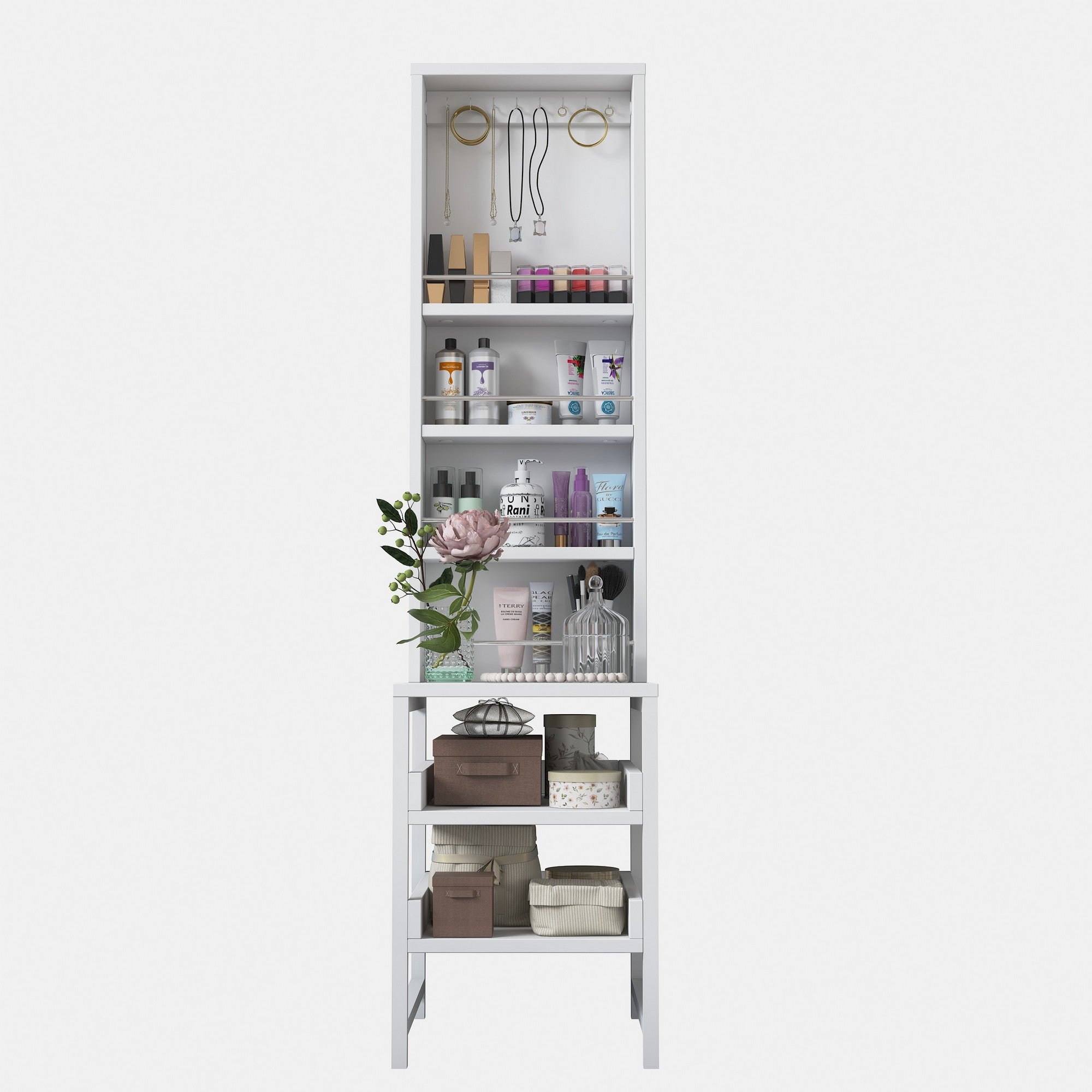 Toucador – 35cm x 141.8cm x 40cm – Branco – Aglomerado