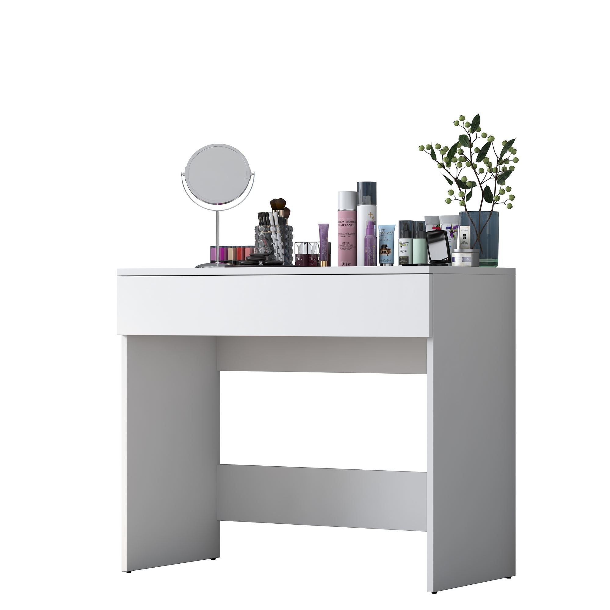 Toucador – 90 x 45 x 76,8 cm – Branco – Aglomerado melamínico