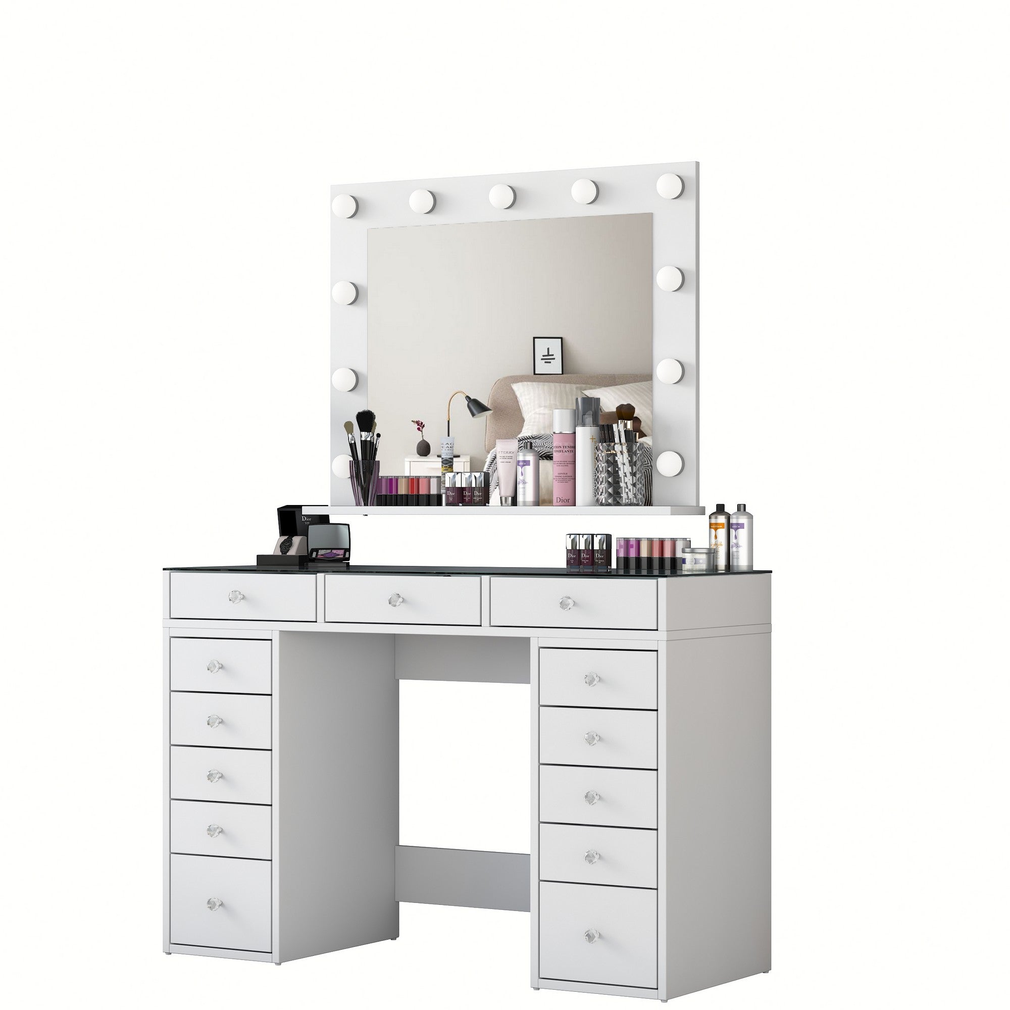 Toucador – 120 cm – Branca – Aglomerado 100% melamínico