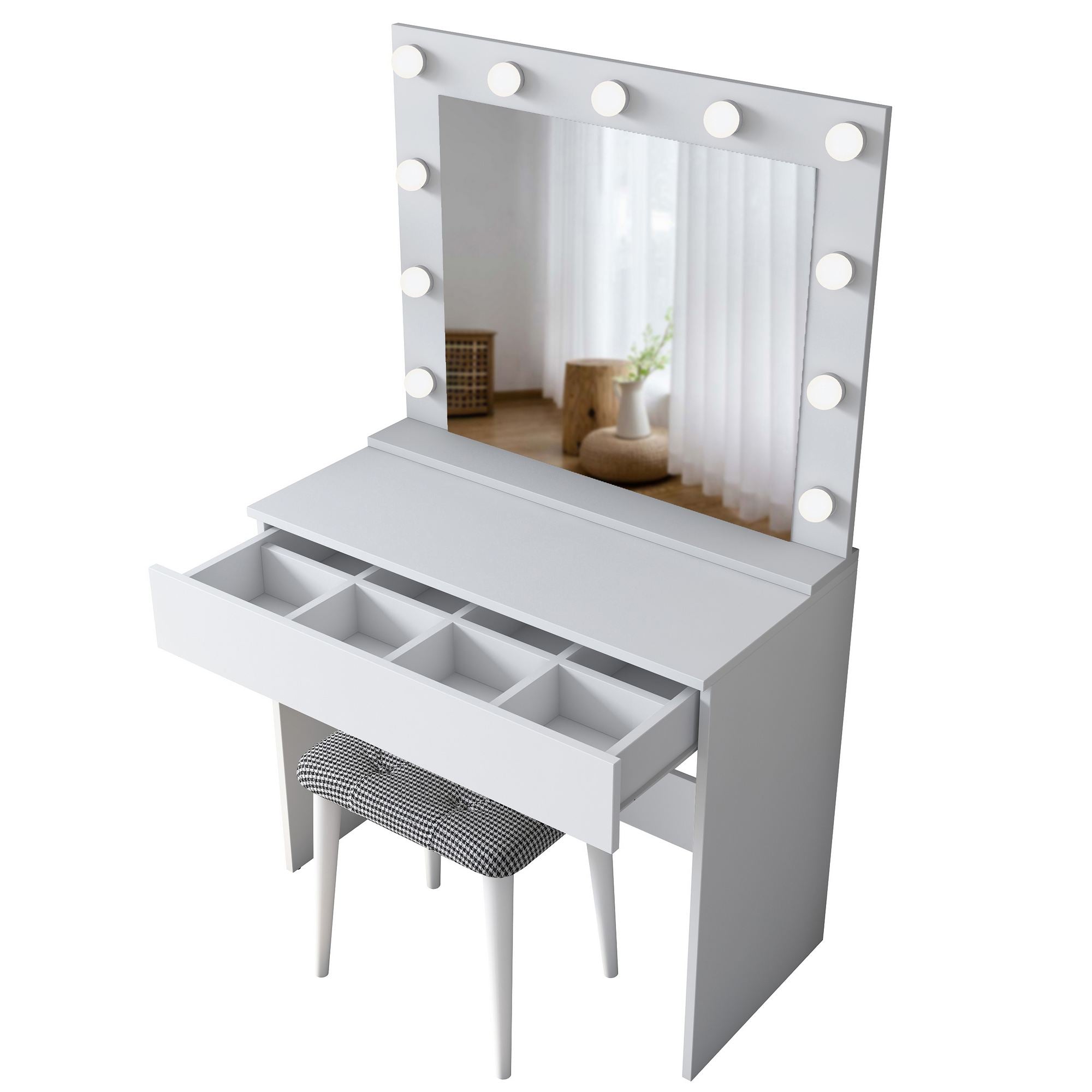 Toucador – 90x76,8x45 cm – branca – aglomerado