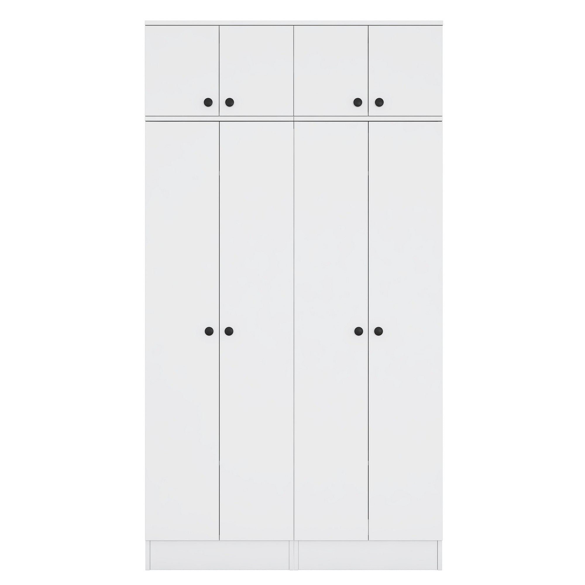 Cabideiro – 119,6 cm x 226,4 cm x 37,5 cm – Branco – Aglomerado de melamina