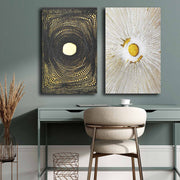 Conjunto de 2 Quadros Decorativos em Tela - Multicolor 45x70cm com Moldura em Pinho