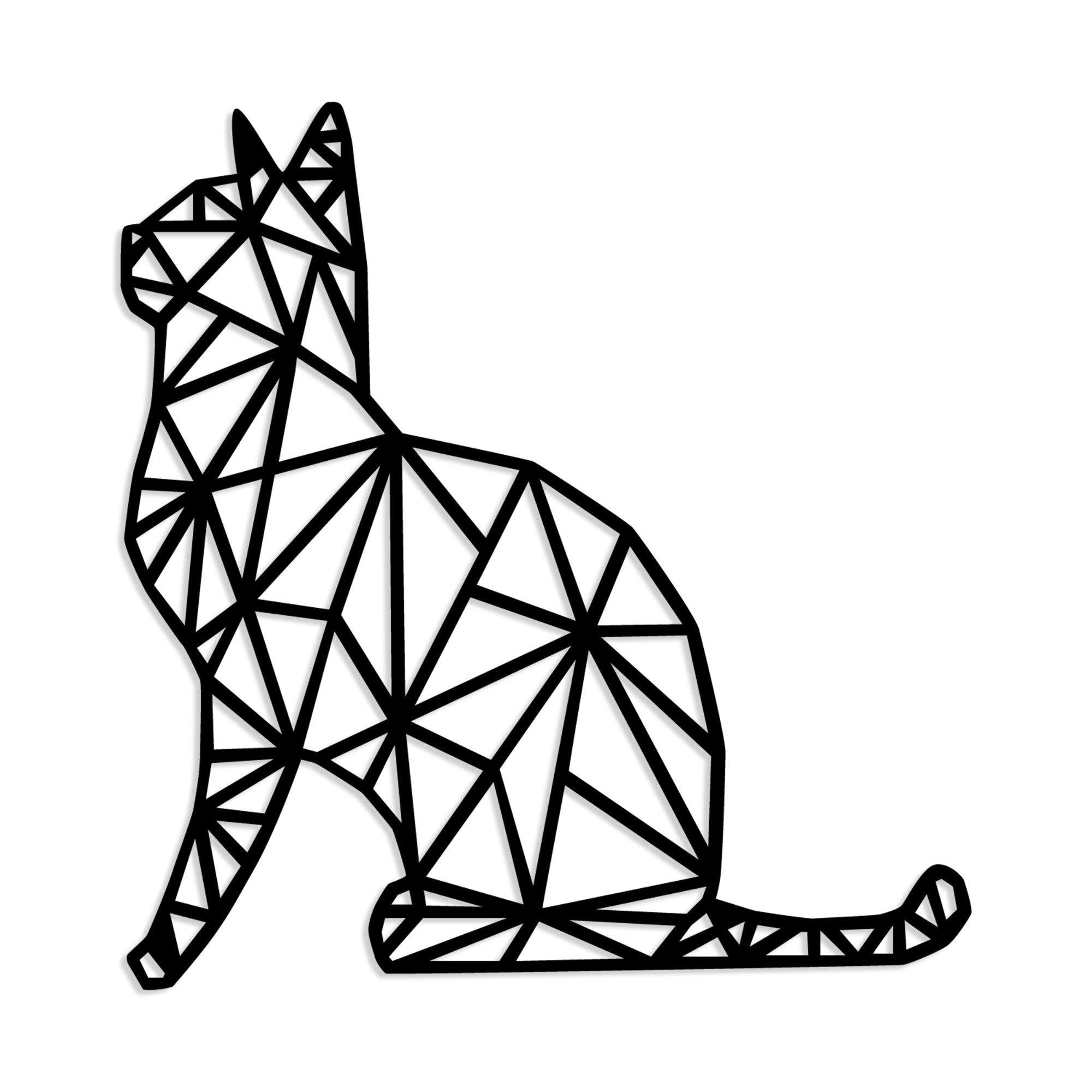 Acessório Decorativo de Parede – 35 x 46 cm – Preto – Madeira