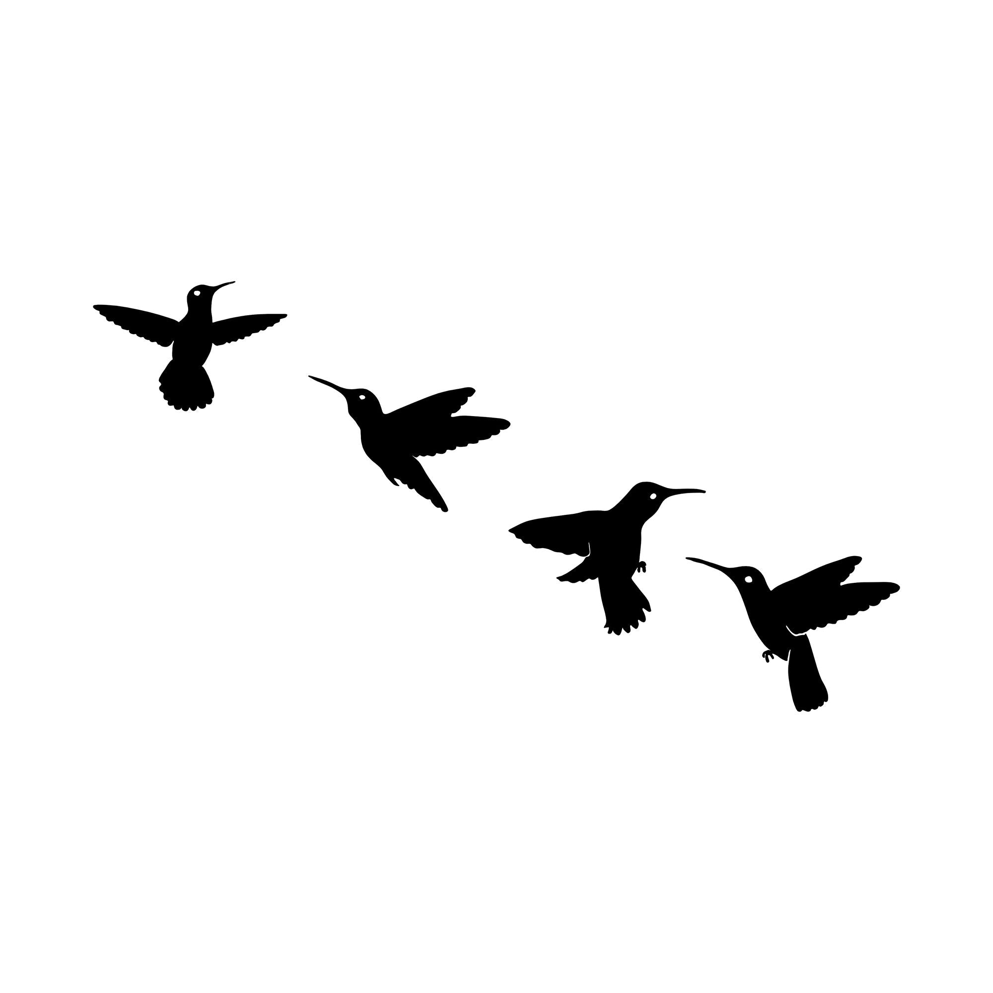 Acessório de Parede Decorativo – 13 x 20 cm, 14 x 20 cm, 15 x 20 cm, 15 x 22 cm – Preto – Metal