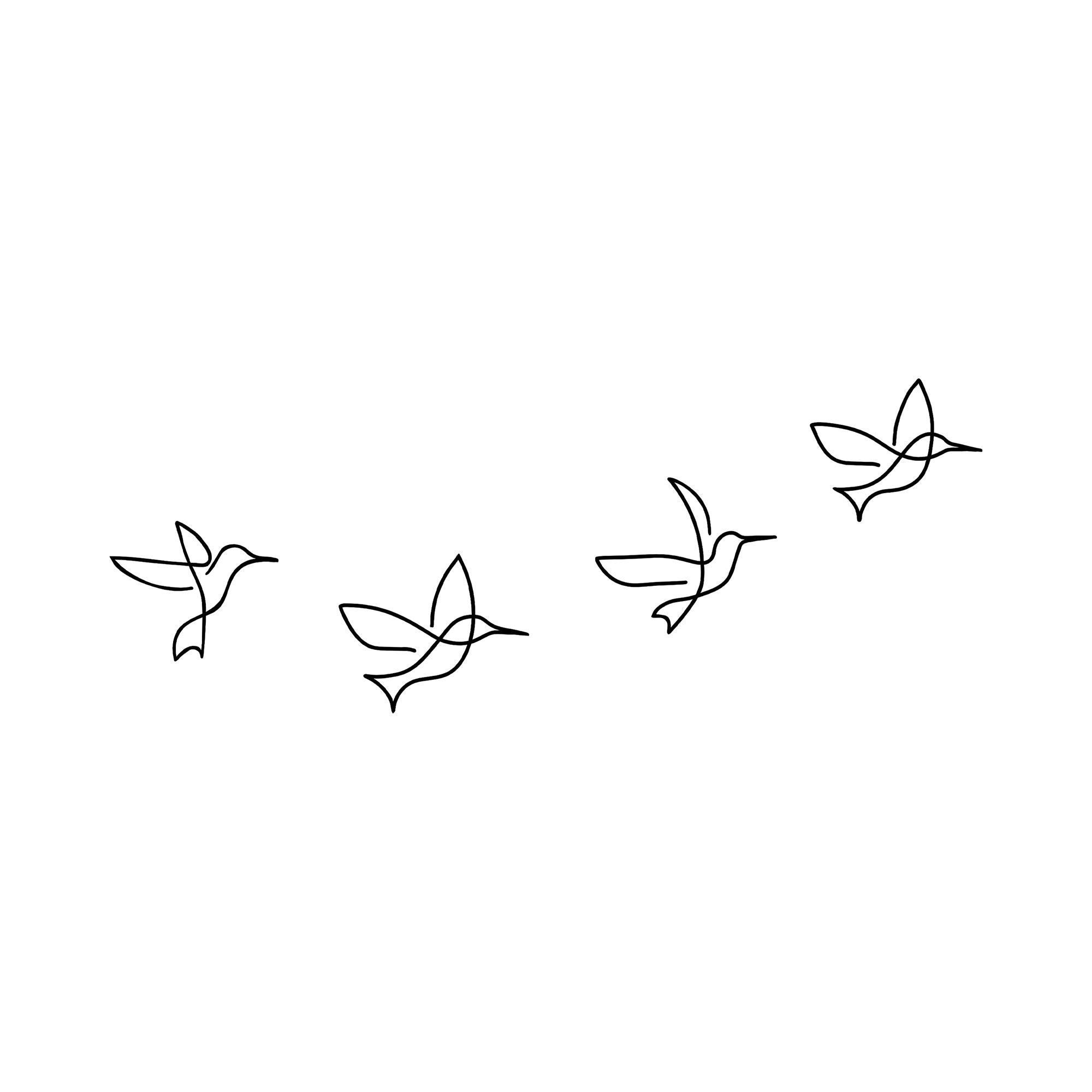 Acessório decorativo de parede em metal – 21 x 18 cm, 24 x 20 cm, 23 x 20 cm, 22 x 18 cm – Preto – 100% metal