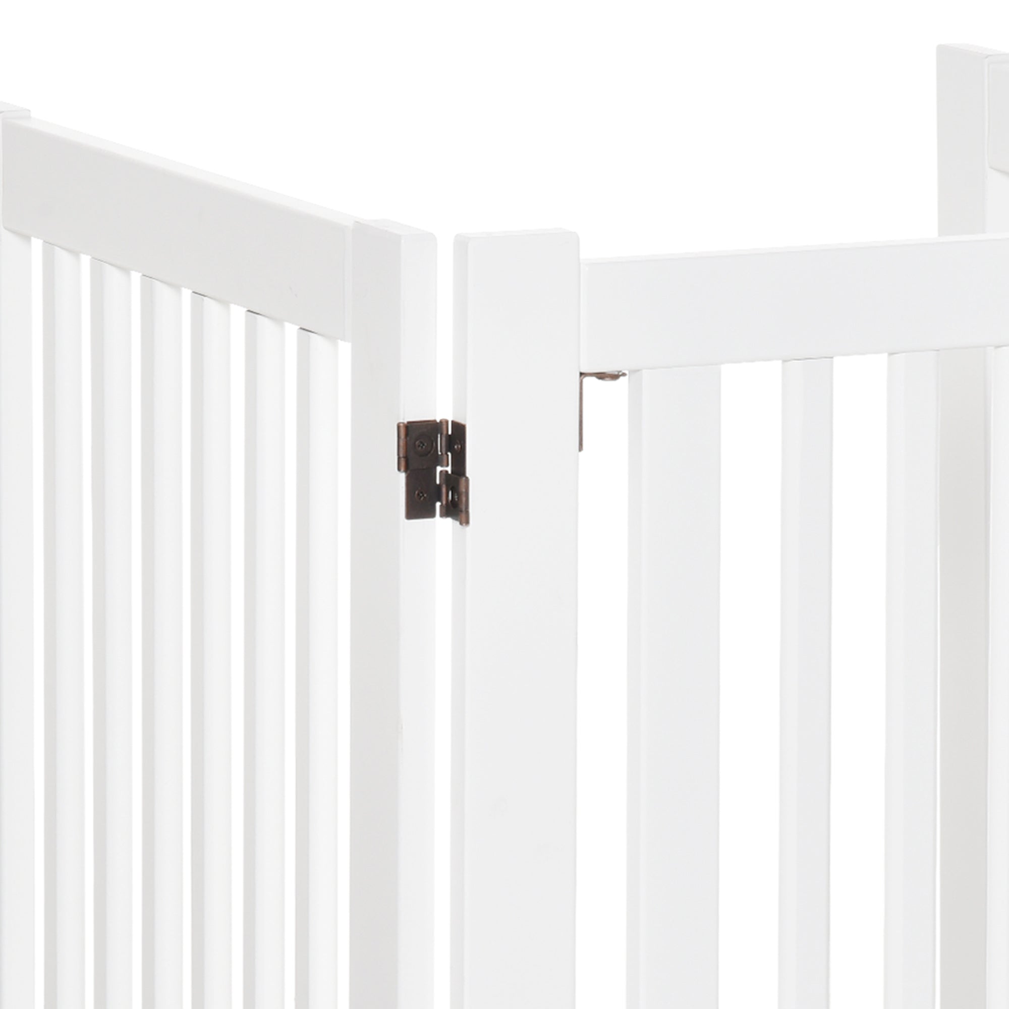 Barreira para Cães de Madeira – 155x35,5x76 cm – Branco – MDF