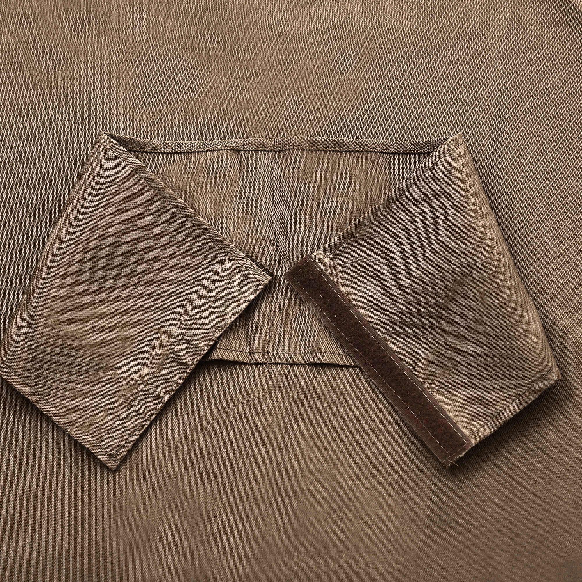 Cortinas Laterais para Tenda 302x205 cm - Marrom